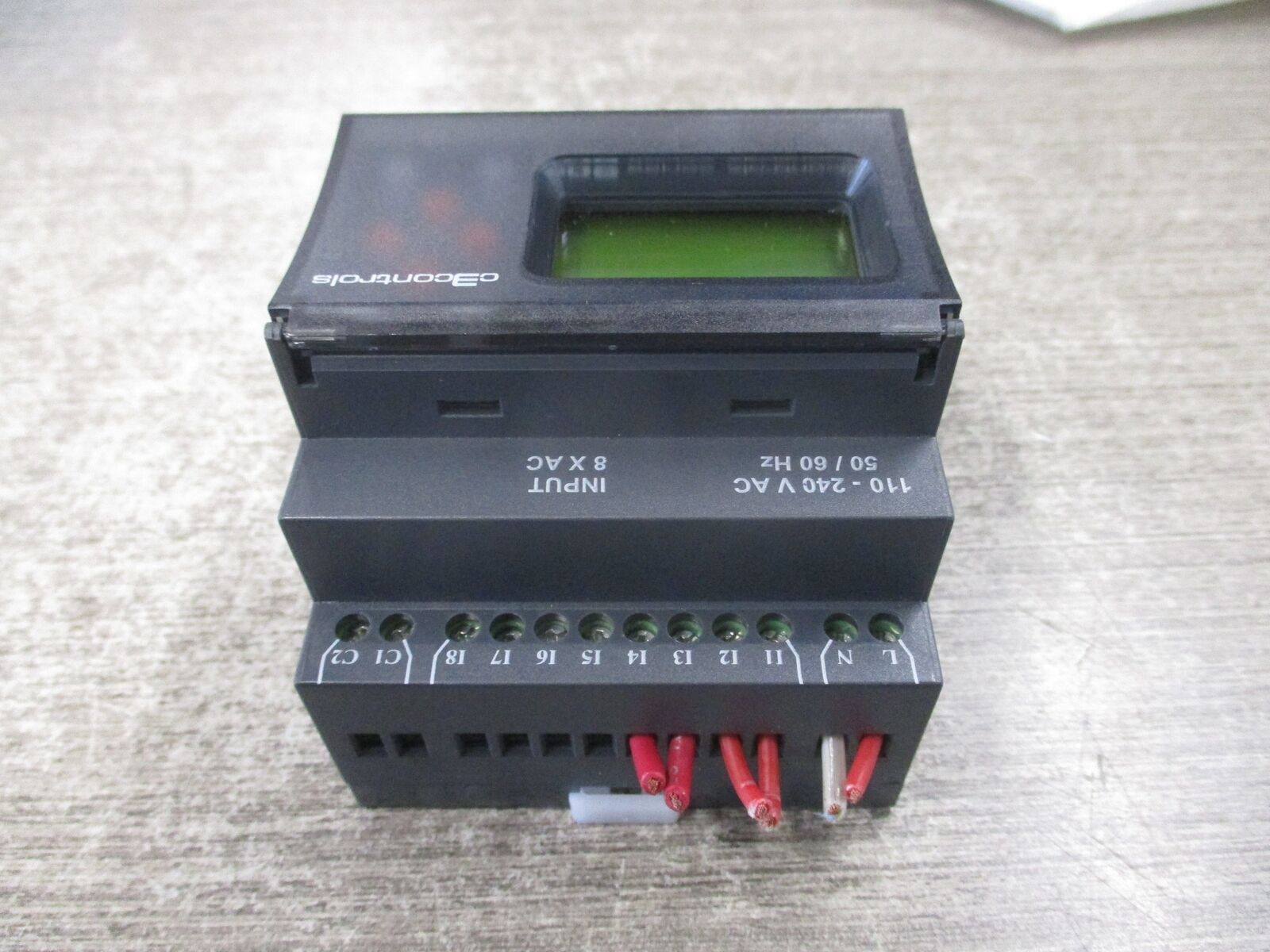 C3 Controls Smart Programmable Relay 900-SBA8I4OM 110-240VAC Used