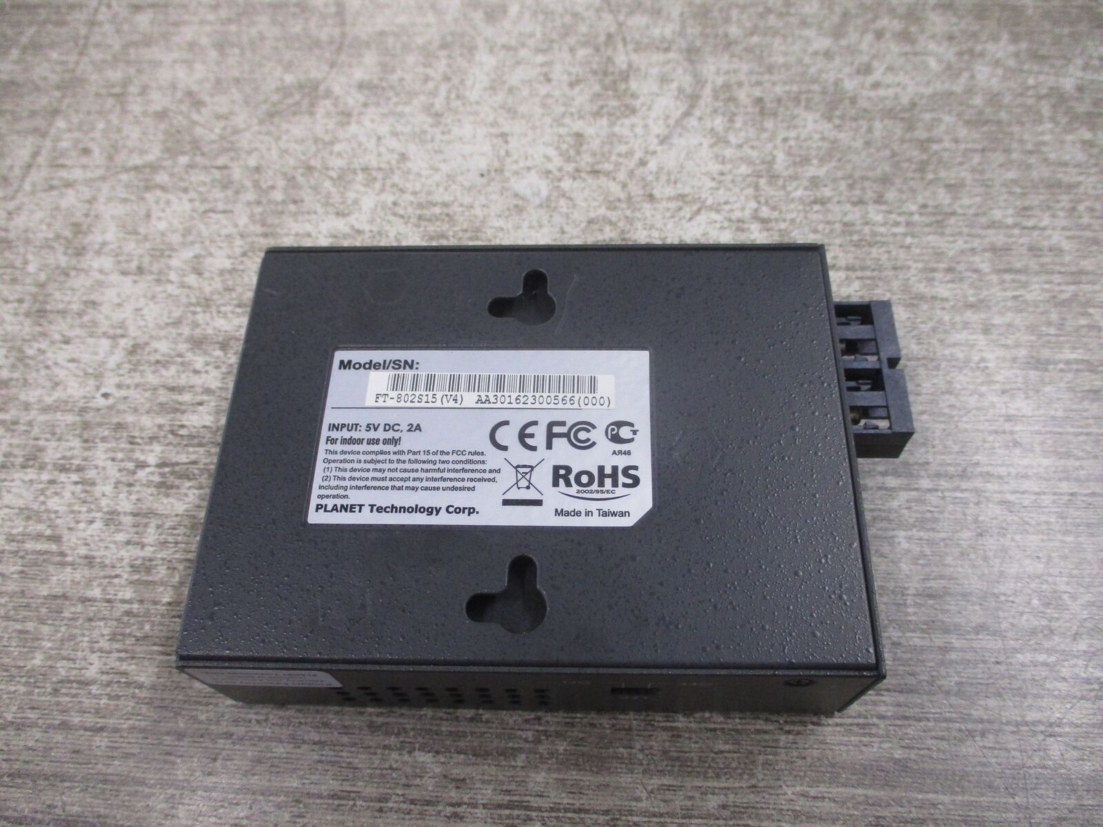 Planet Technology Fast Ethernet Bridge FT-802S15 V4 10/100 Base-TX to 100 Base-F