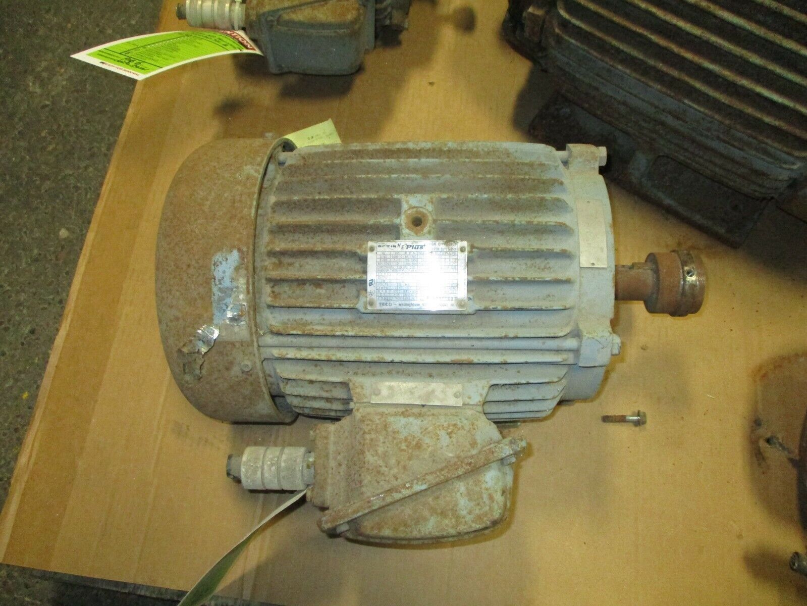 Westinghouse Motor PDH01004TE2 10HP 1800RPM 230/460V 23.5/11.7A 3Ph 4P 60Hz Used