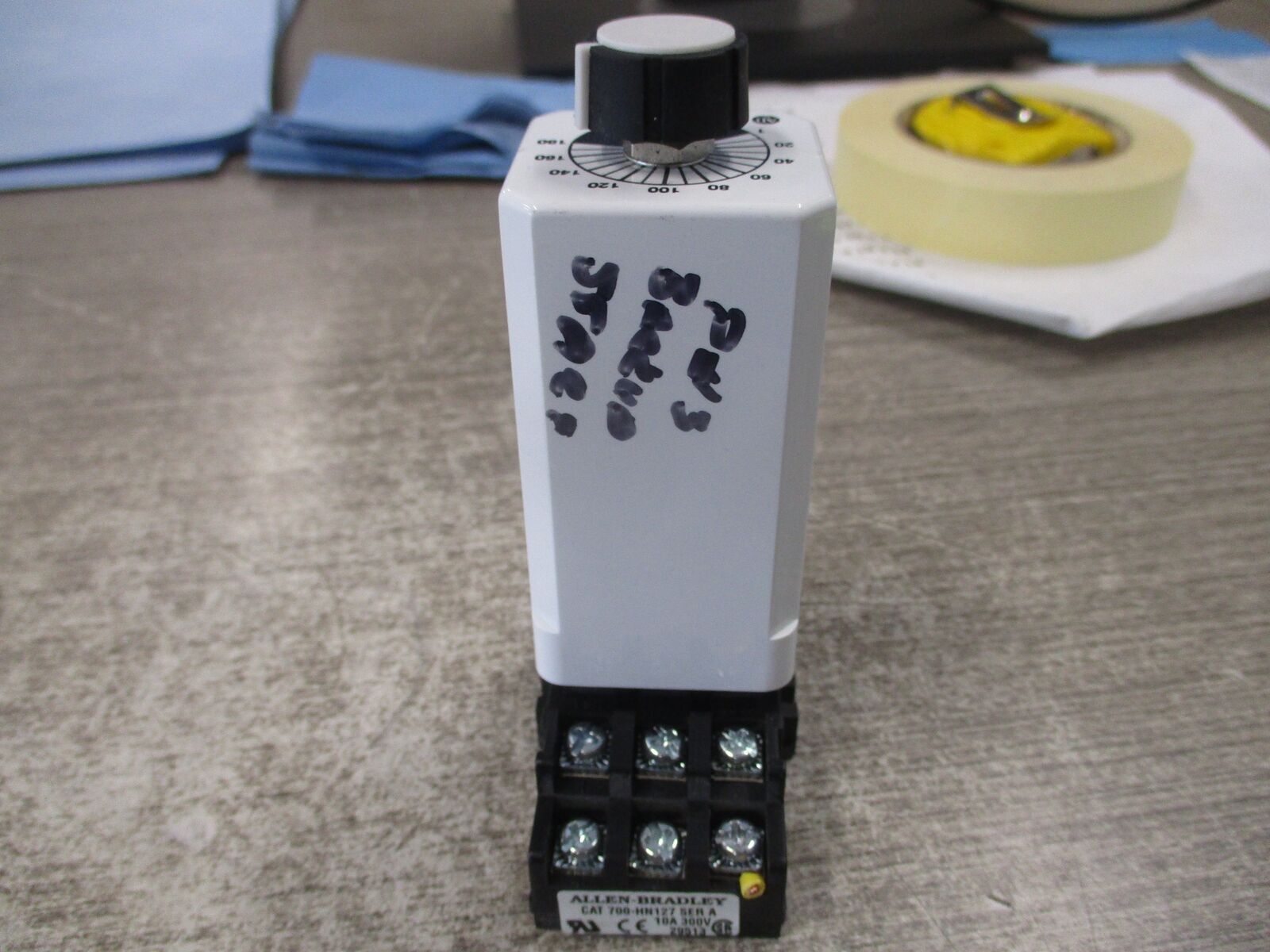Allen-Bradley Time Delay Relay 700-HS12BA1 Ser. A Range: 1.0-180 sec On-Delay W/