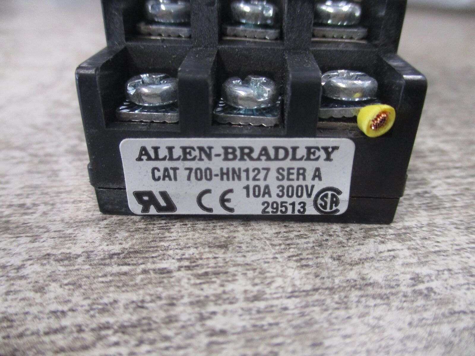 Allen-Bradley Time Delay Relay 700-HS12BA1 Ser. A Range: 1.0-180 sec On-Delay W/