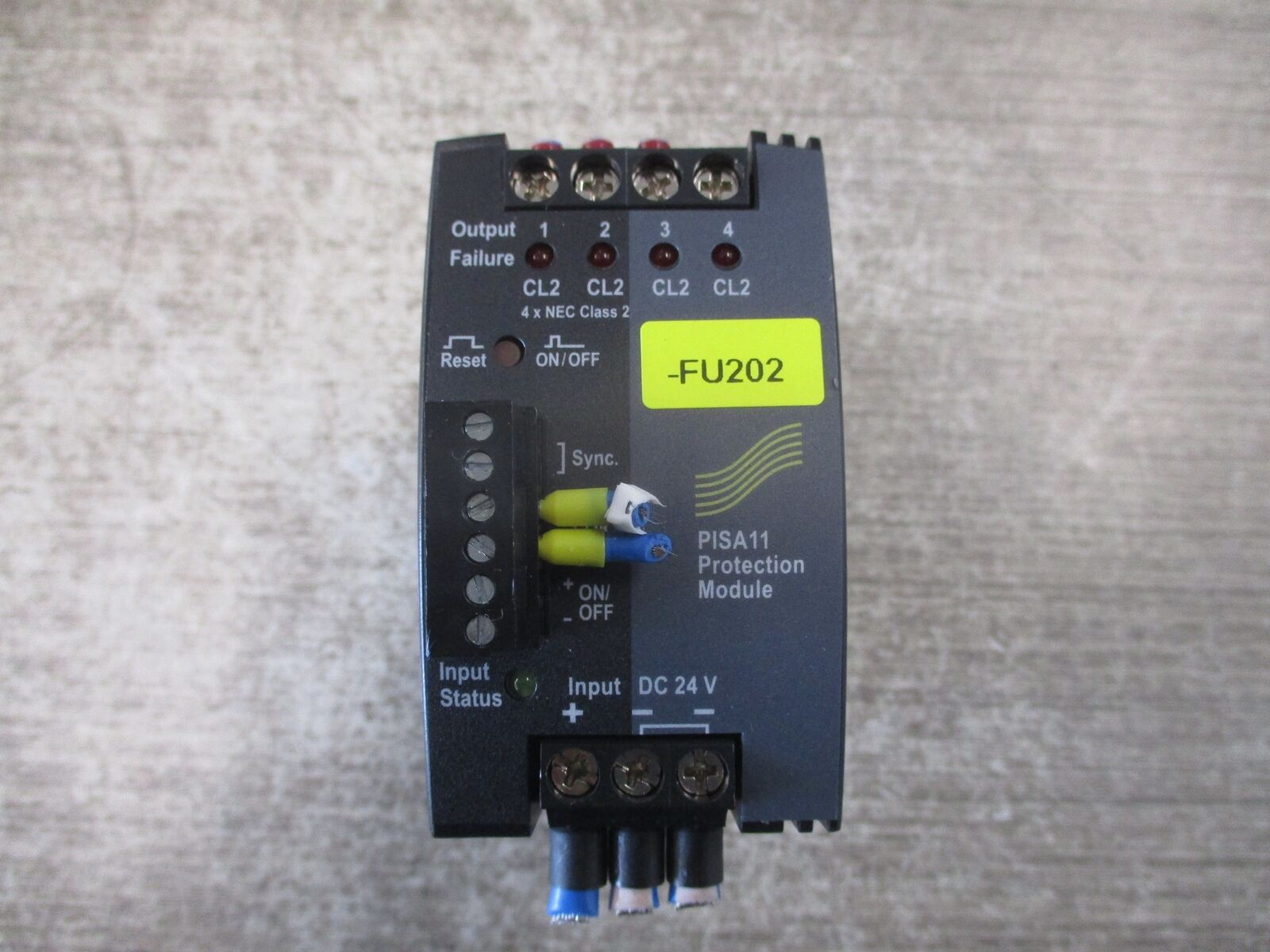 Puls Protection Module PISA11. CLASS2 Input: 24VDC / 15A Output: 24VDC 3.7A Used