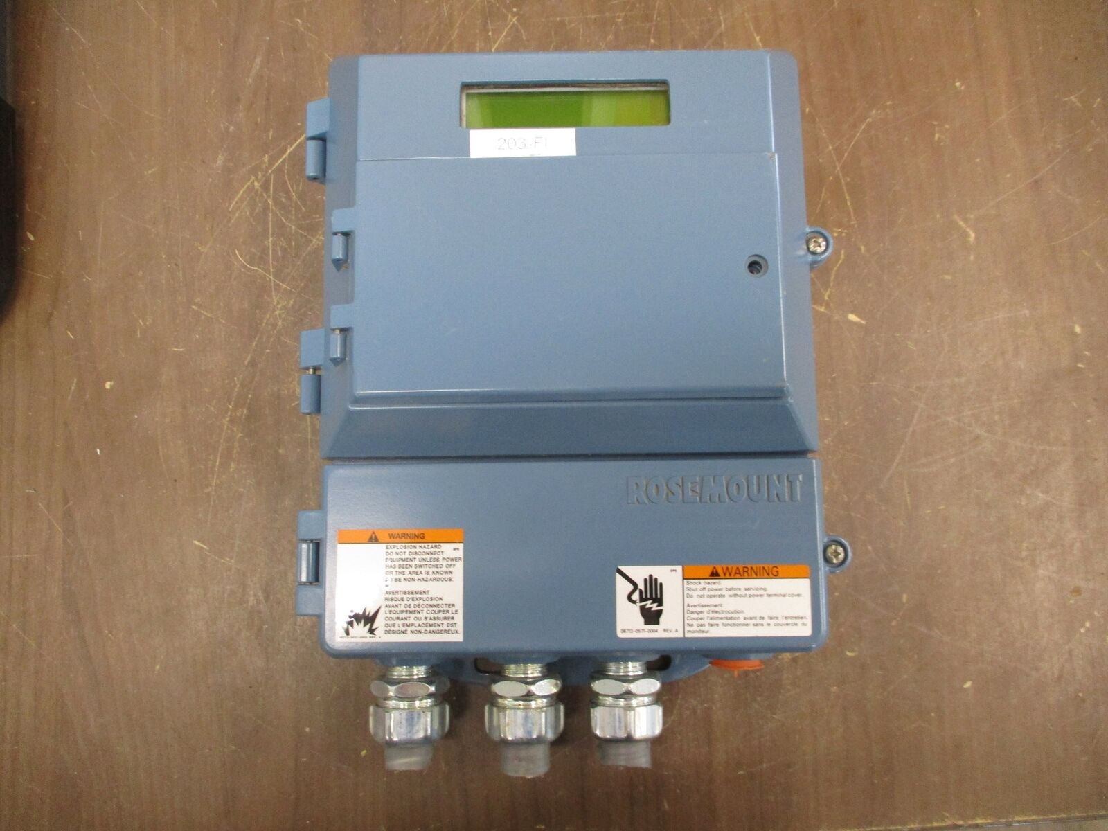 Rosemount Flow Transmitter 8750WA12ESR1A1FPSB140CA1N HM4AXD1 Used