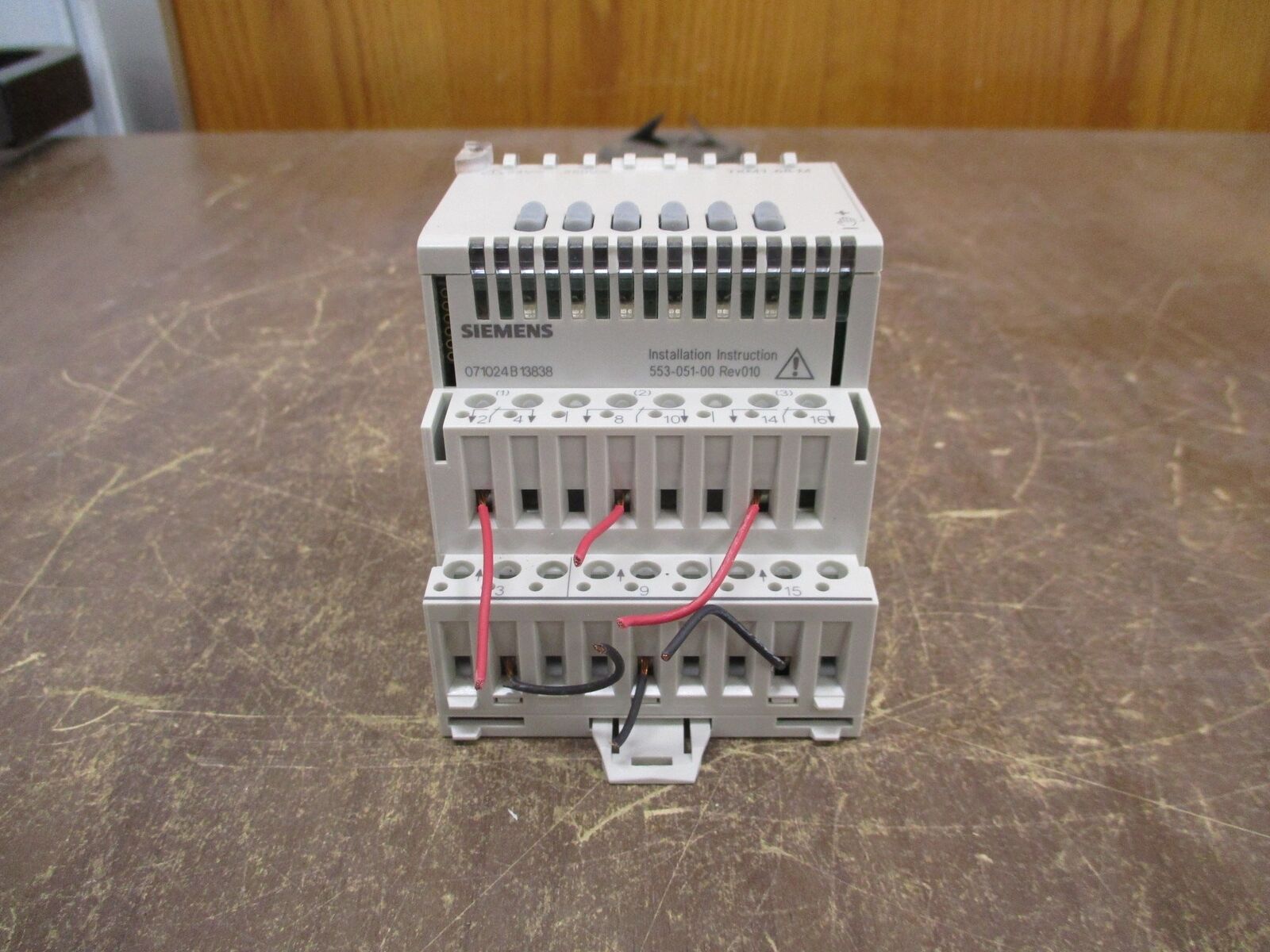 Siemens I/O Relay Module TXM1.6R-M *No Cover* Used
