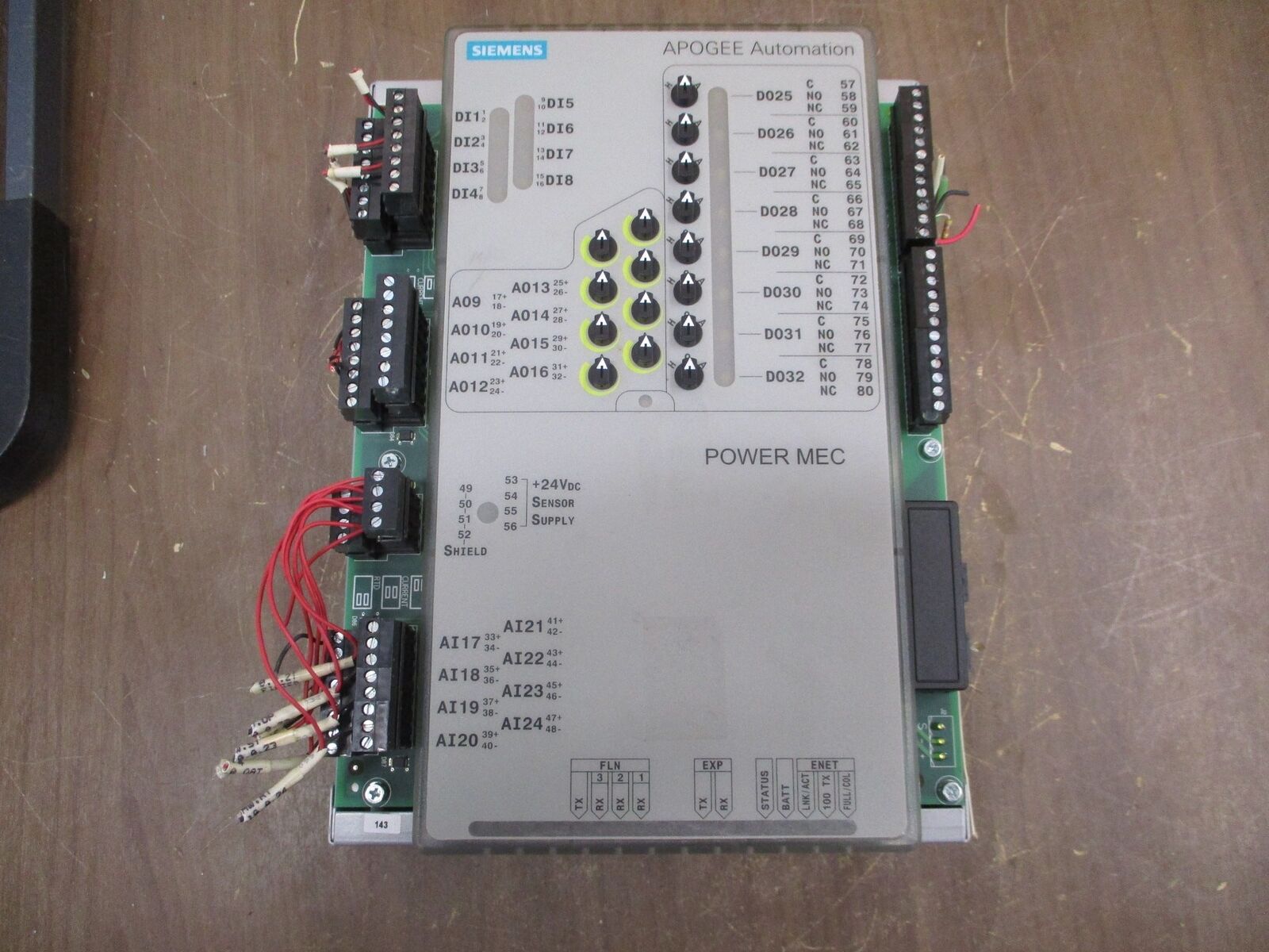 Siemens Power MEC Model 1210EF 549-629 PXM, HOA, ENET, FLN Used