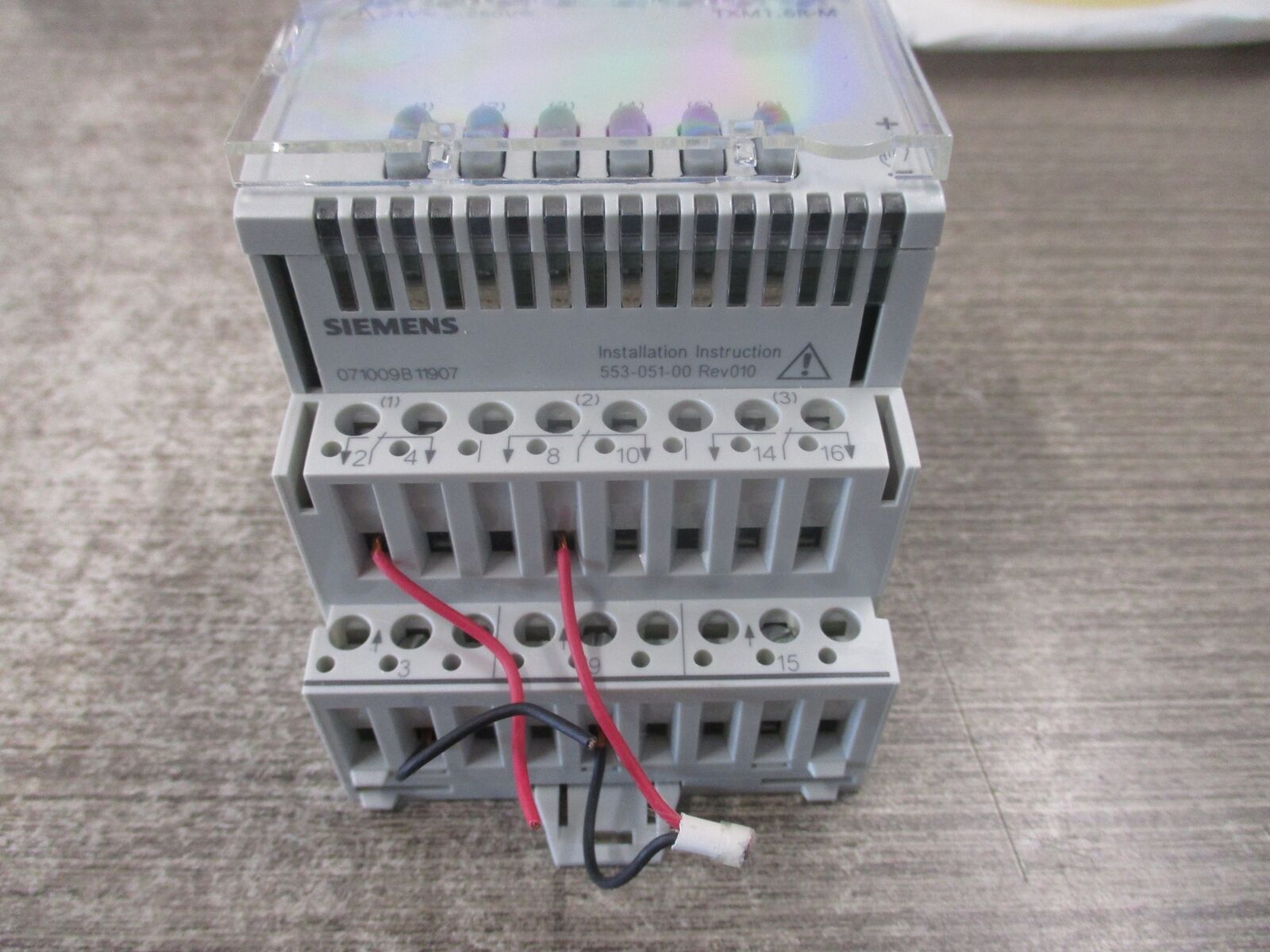 Siemens Relay Output Module TXM1.6R-M Used