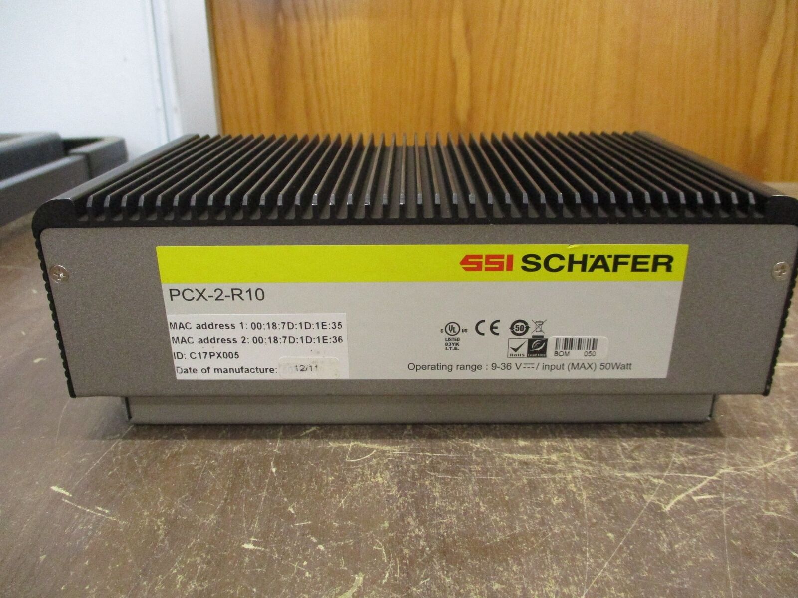 SSI Schafer Industrial Controller PCX-2-R10 9-36VDC 50W Used