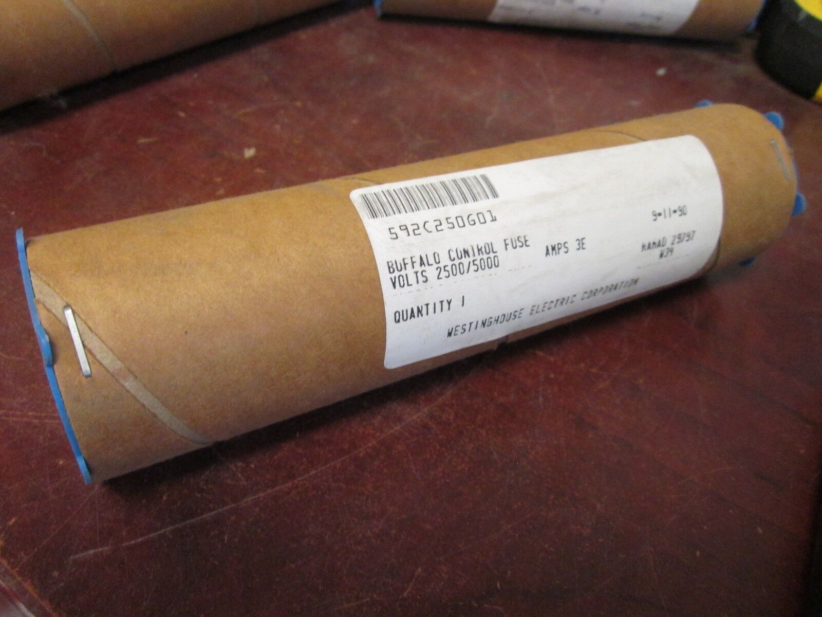 Westinghouse Buffalo Control Fuse 592C250G01 2500/5000V 3E Amp New Surplus