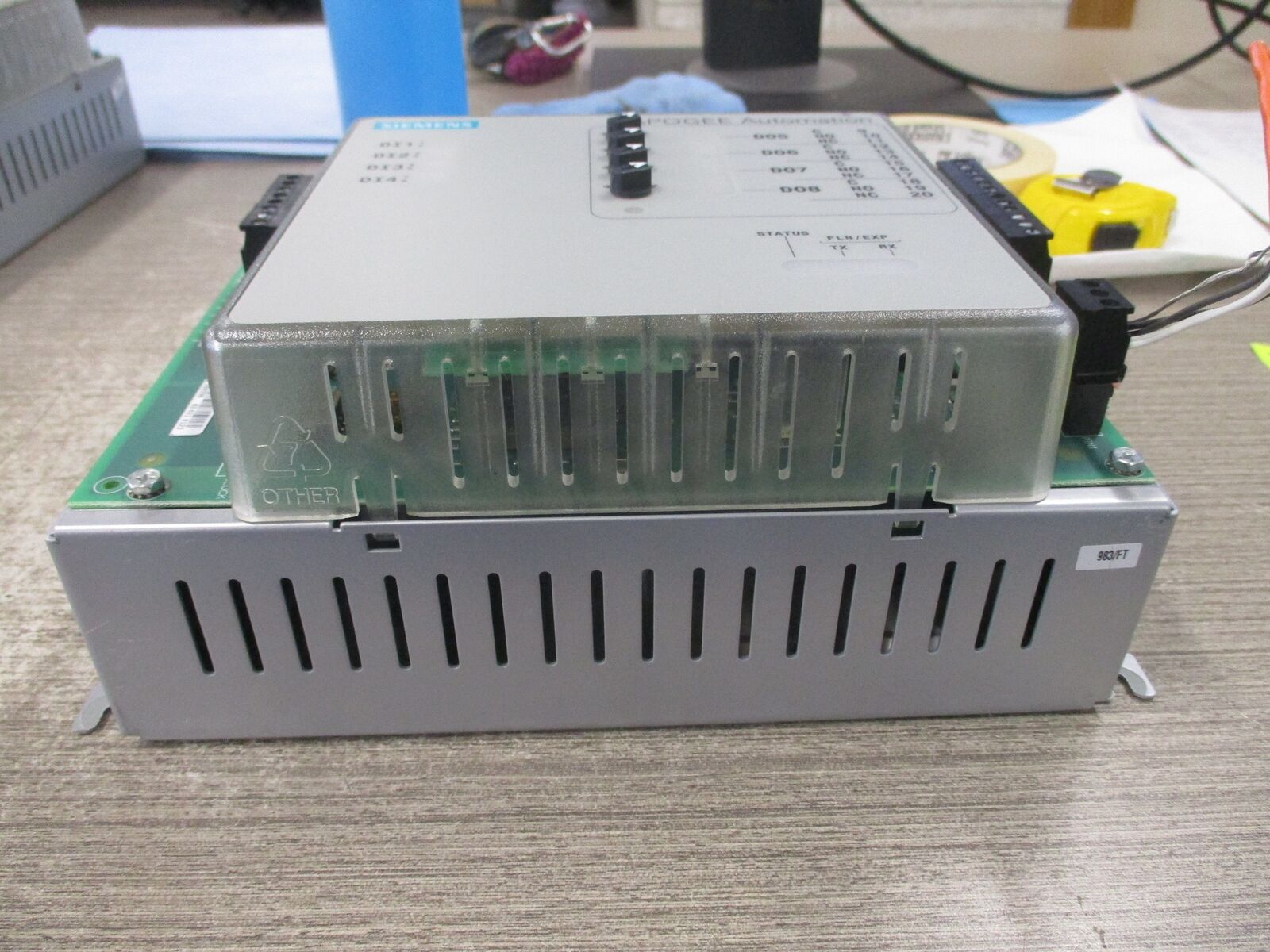 Siemens APOGEE Automation Digital Point Expansion Module 549-213 W/HOA 4DI,DO Us