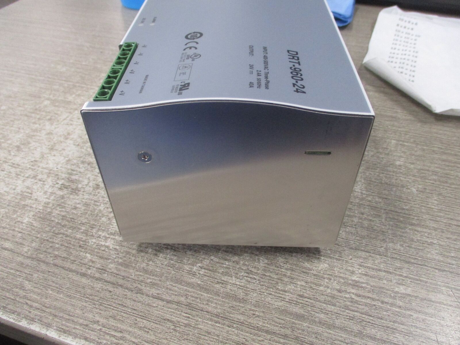 Mean Well Power Supply DRT-960-24 Input: 400-500VAC / 3Ph / 2.4A / 50/60Hz Outpu