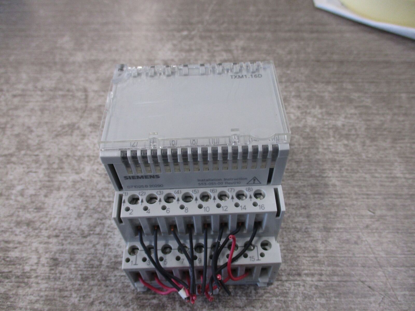 Siemens Digital Input Module TXM1.16D Used