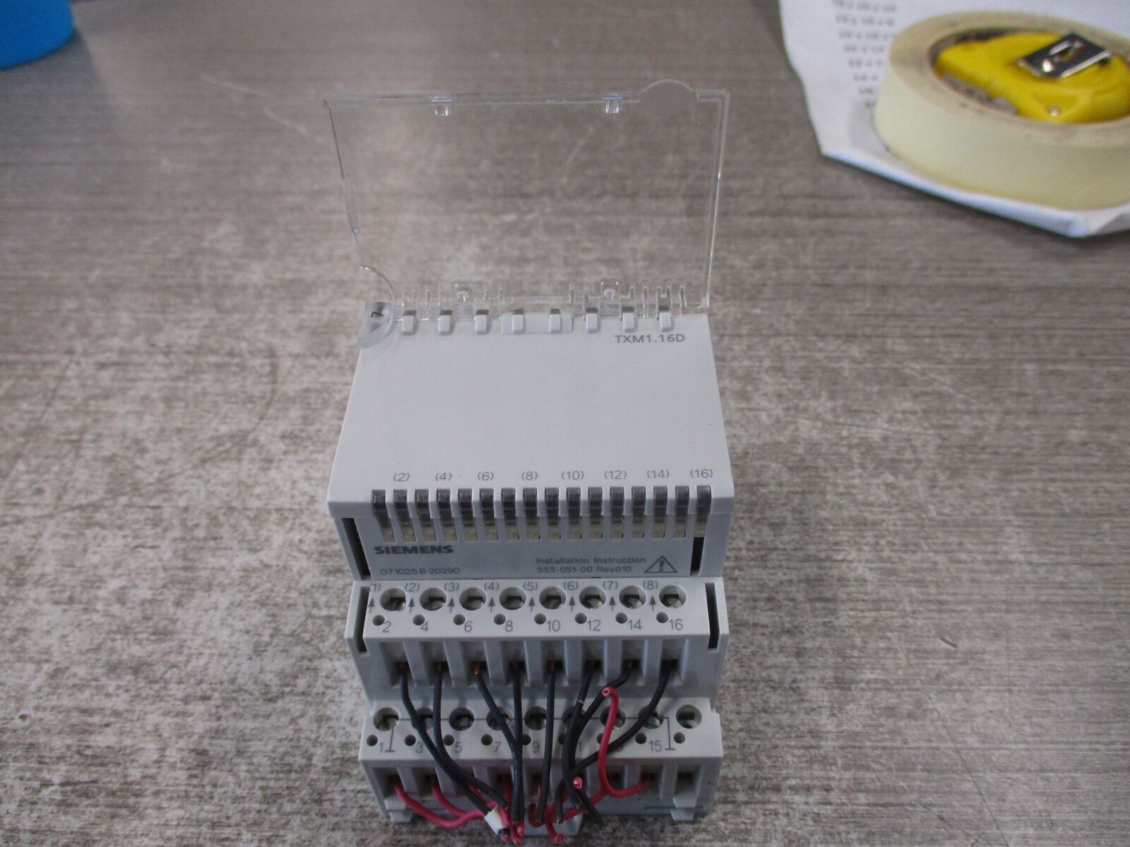 Siemens Digital Input Module TXM1.16D Used