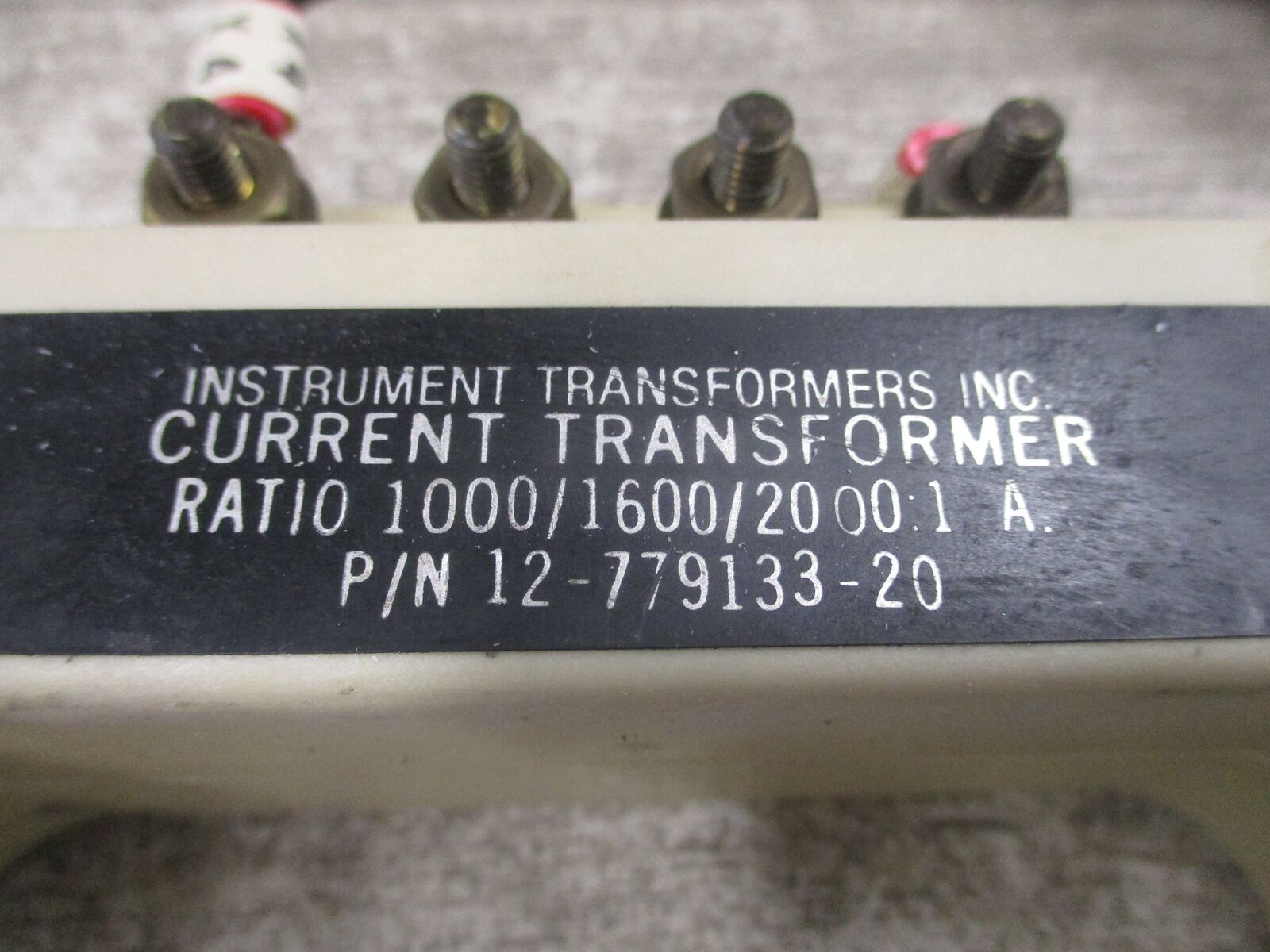 Instrument Transformer Current Transformer 12-779133-20 Ratio 1000/1600/2000:1A