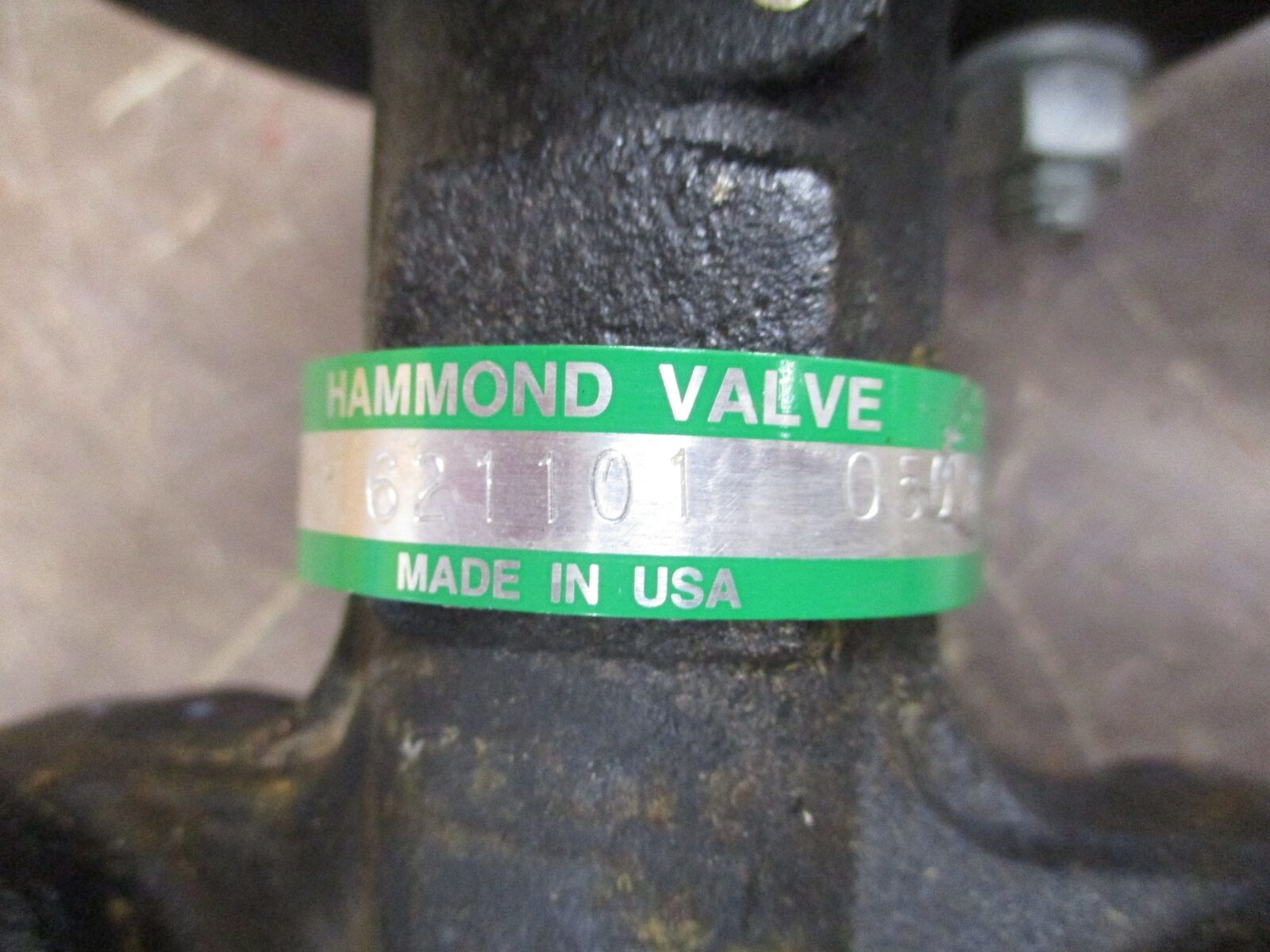 Hammond Butterfly Valve 621101 0500 Used