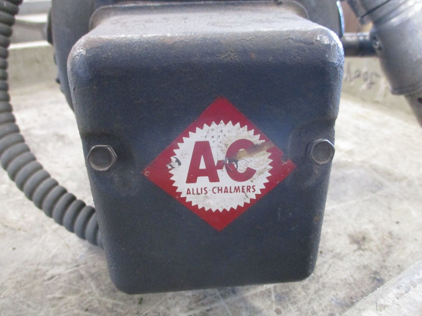 Allis-Chalmers Motor G500 3/4HP 208-220/440V 1150RPM Frame 182 3.2-3.2/1.6A Used