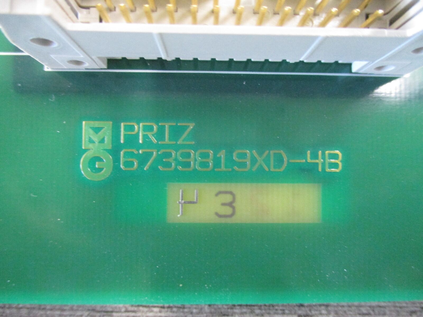 Merlin Gerin PRIZ PLC Rack Main Board 6739820 Used
