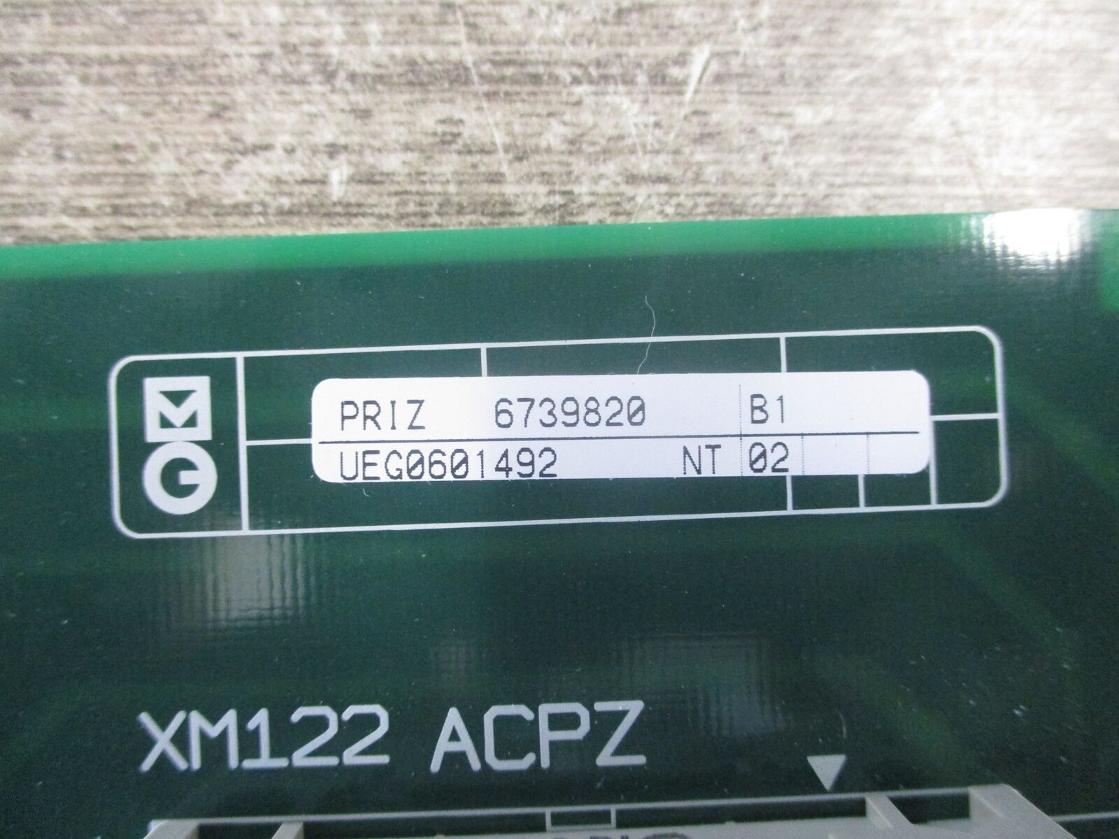 Merlin Gerin PRIZ PLC Rack Main Board 6739820 Used