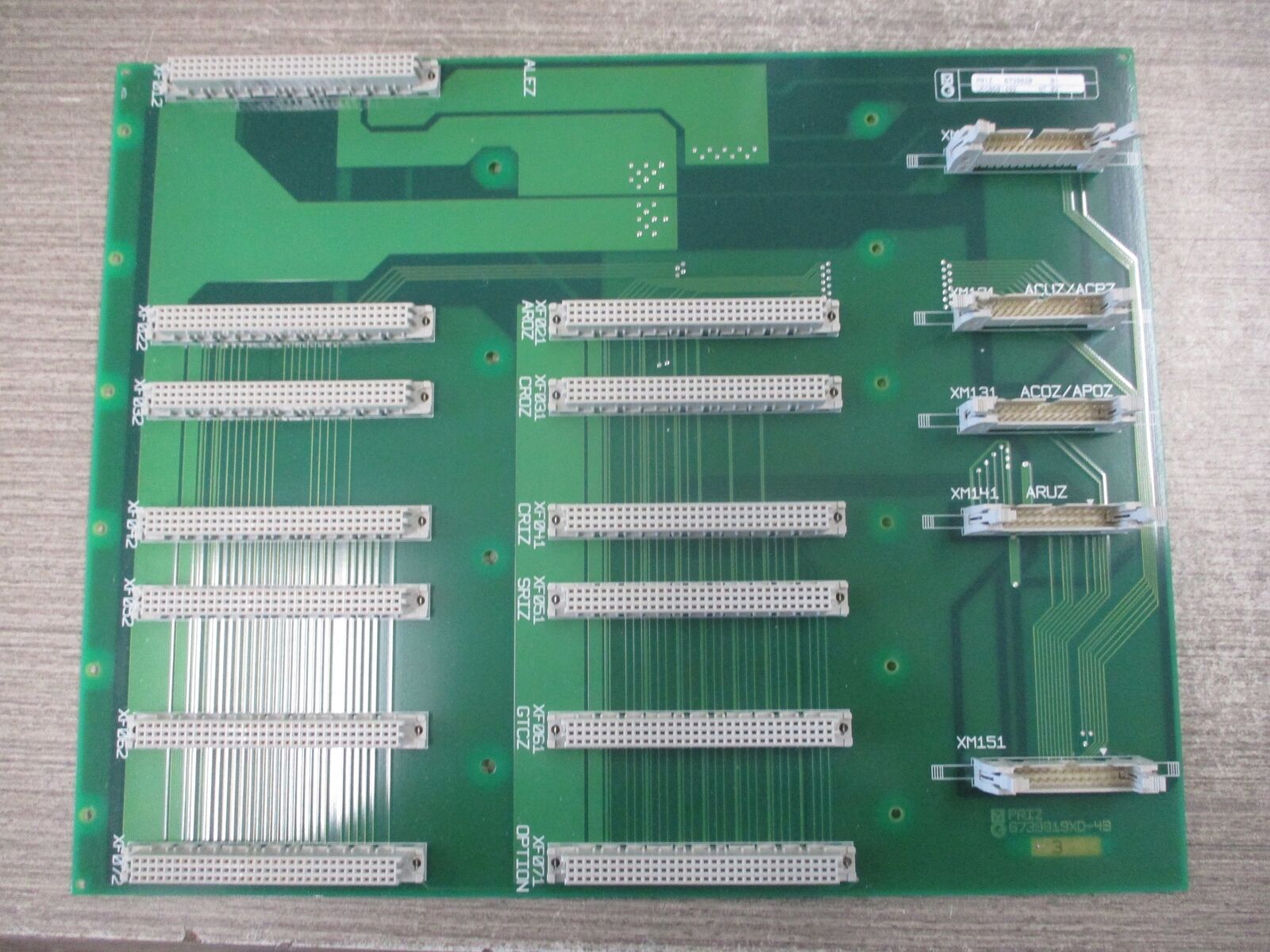 Merlin Gerin PRIZ PLC Rack Main Board 6739820 Used
