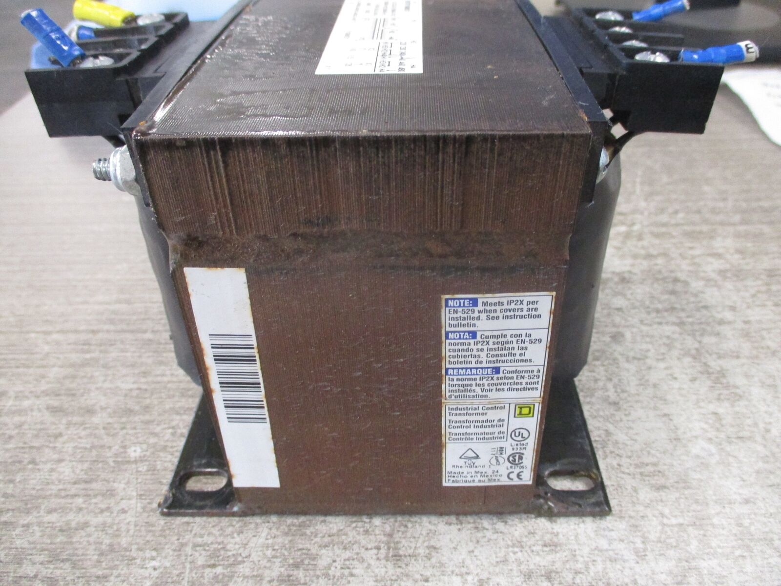 Square D Control Transformer 9070T1000D1 1kVA Pri: 240/480V Sec: 120V 50/60Hz Us