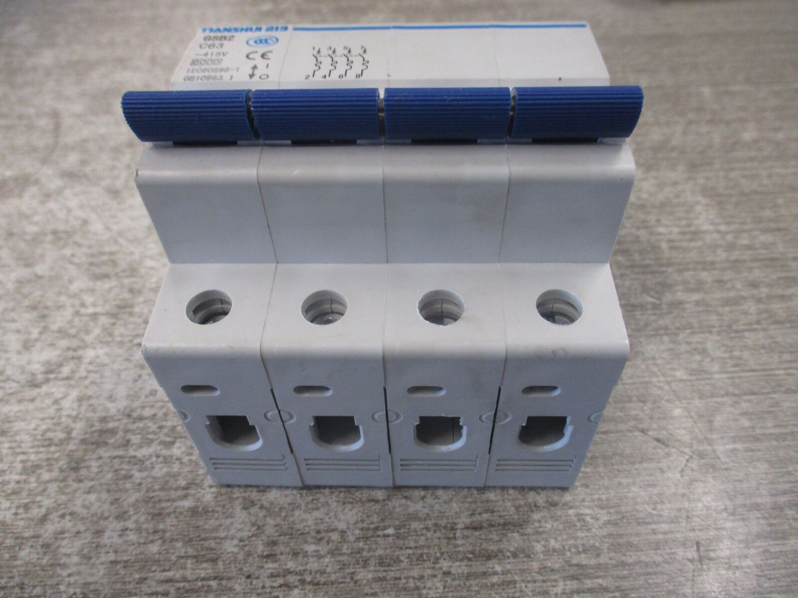 Tianshui 213 Circuit Breaker GSB2 C63 415V 63A 4P Used