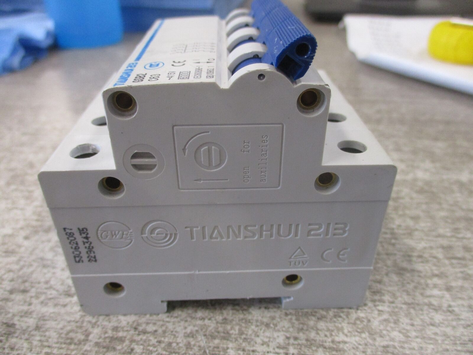 Tianshui 213 Circuit Breaker GSB2 C63 415V 63A 4P Used