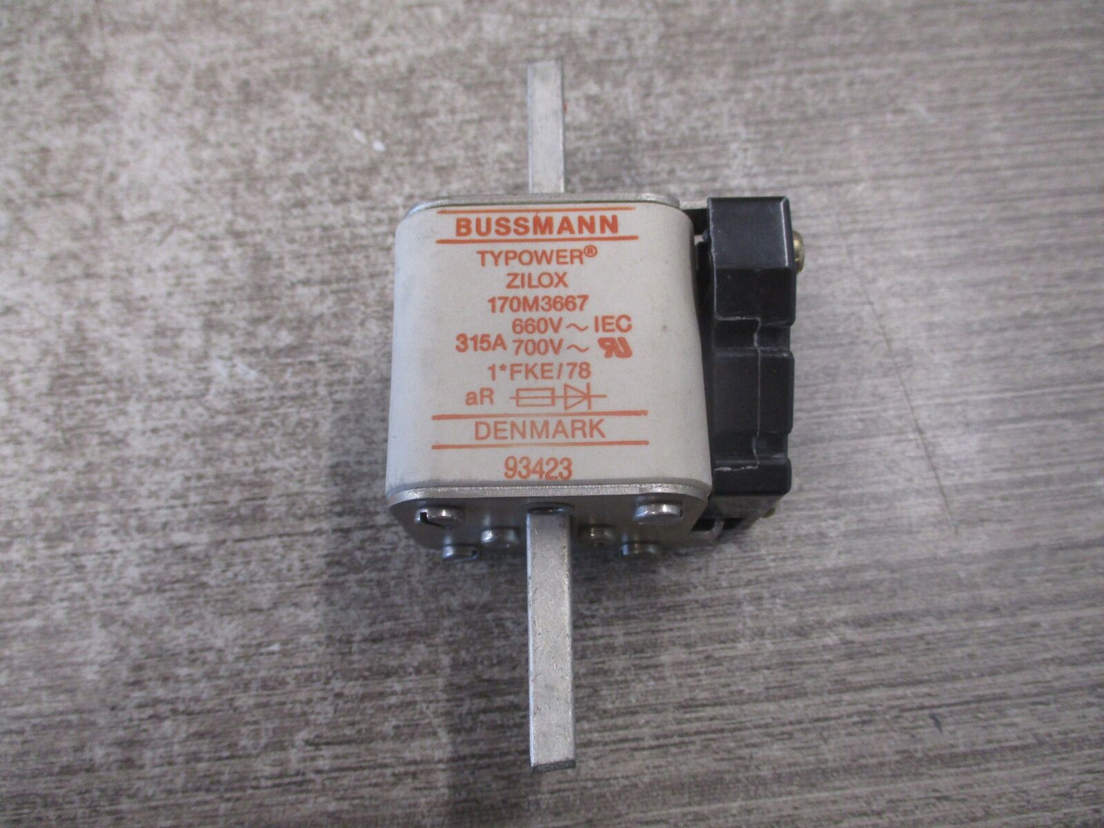 Bussmann Typower Fuse 170M3667 315A 700V Used