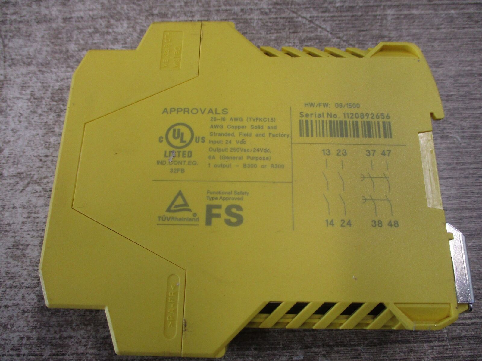 Phoenix Contact Safety Relay 2981813 PSR-SPP-24VDC/ESD/4X1/30 Delay: 0.1-30 Sec