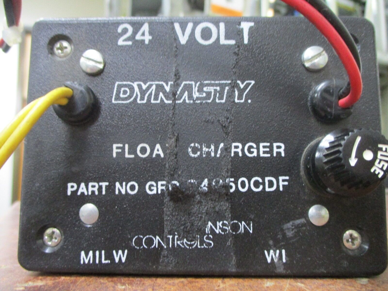 Johnson Controls Dynasty Float Charger GRC 24250CDF 24V Used