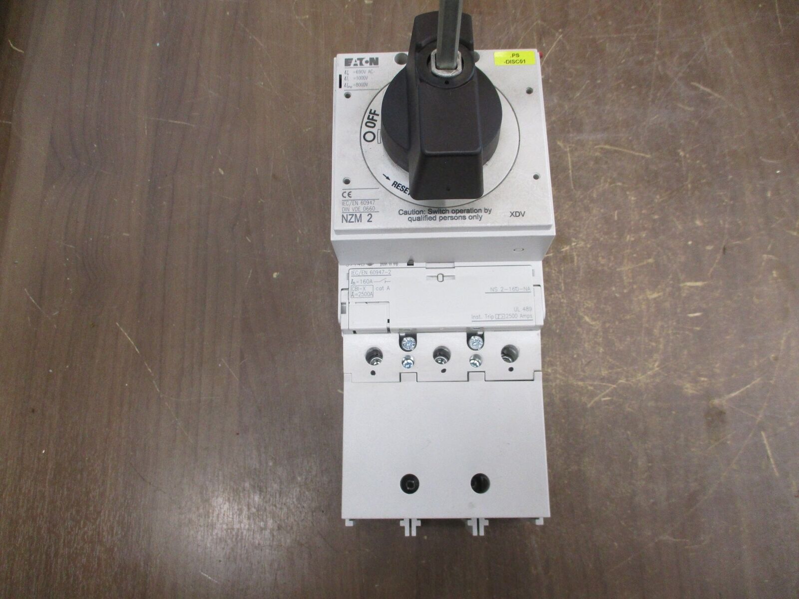 Eaton Breaker Disconnect NS 2-160-NA 160A 3P Used
