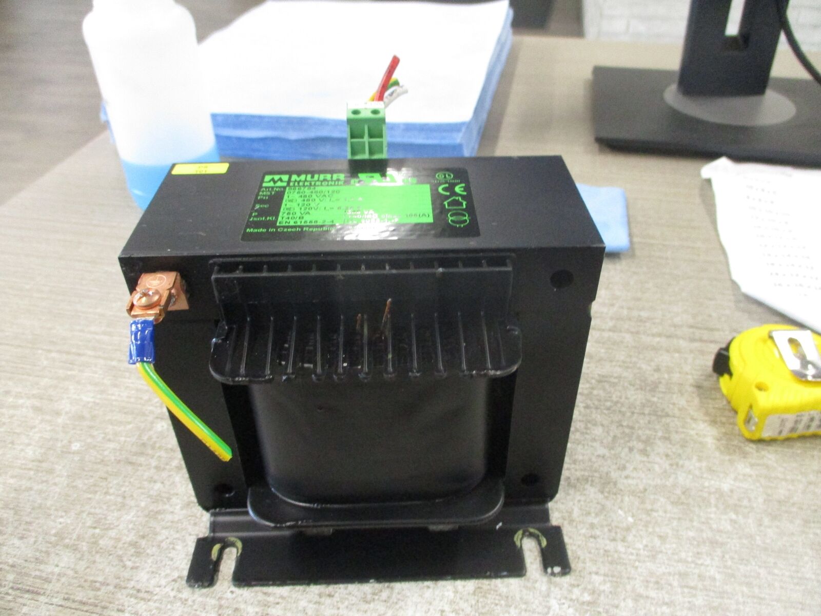 Murr Elektronik Transformer 866784 750VA Pri: 480V Sec: 120V 1Ph * Missing Termi