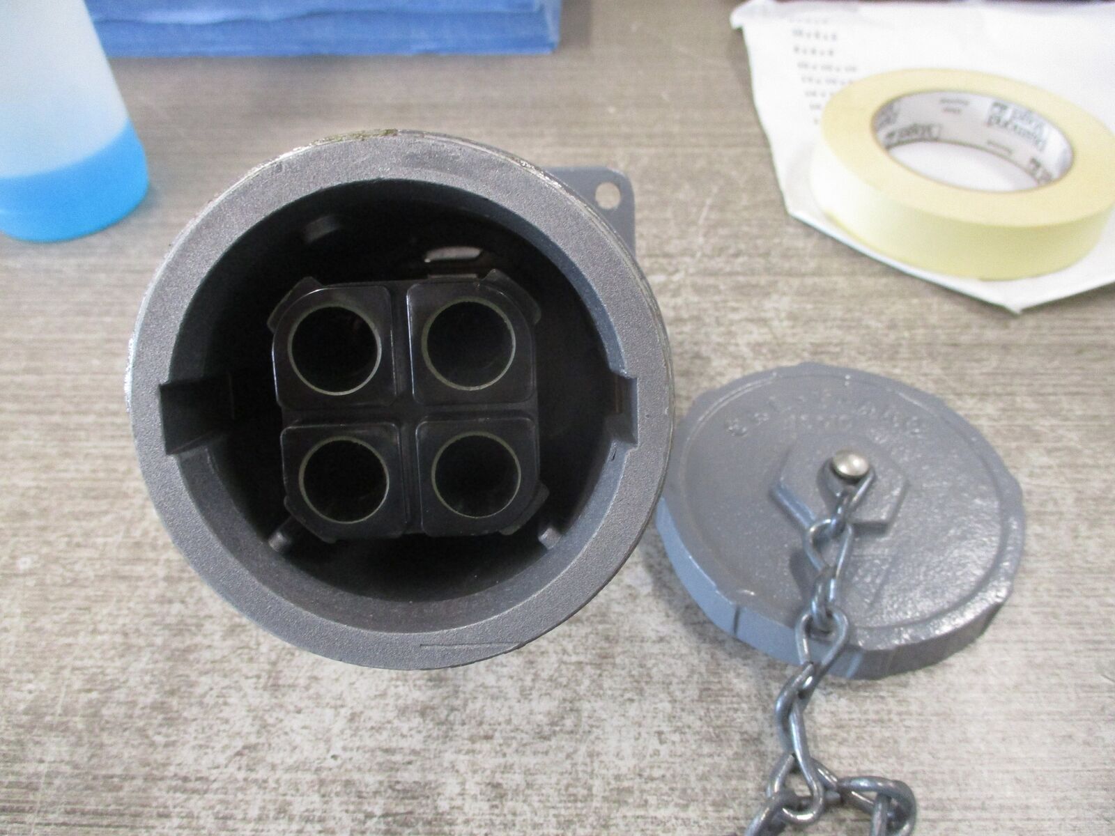 Russelstoll Receptacle JCS1534LK 150A 600V 400Hz 3P 4W Used