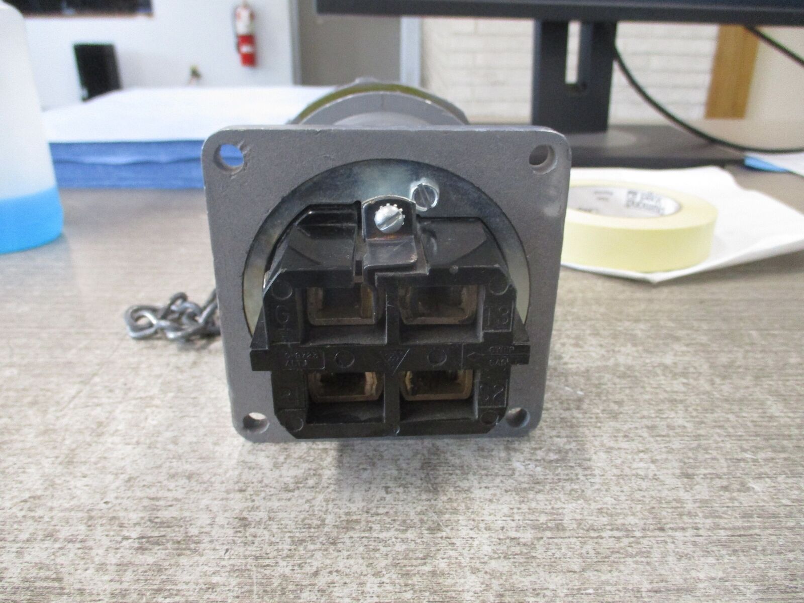 Russelstoll Receptacle JCS1534LK 150A 600V 400Hz 3P 4W Used