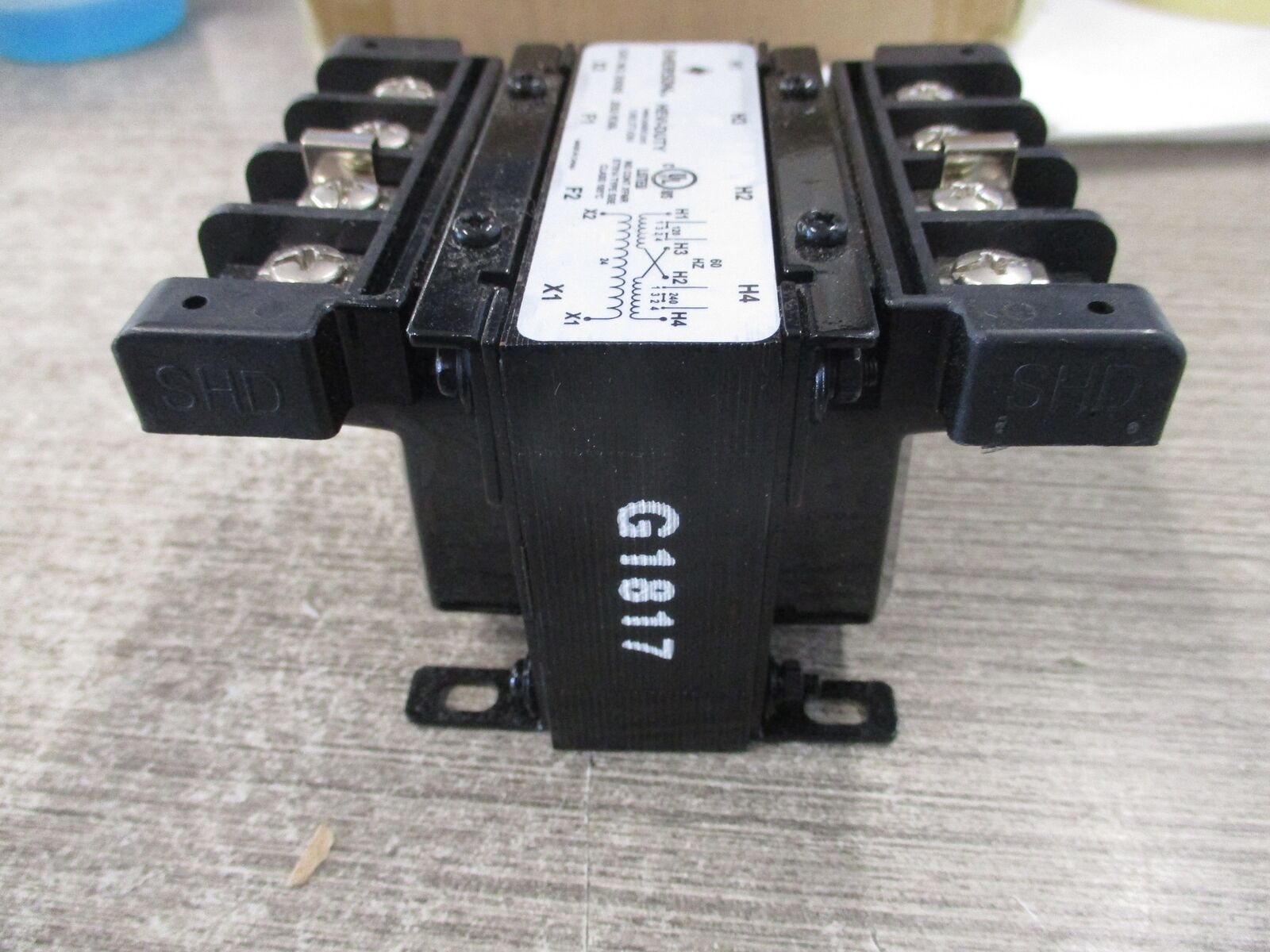 Hevi-Duty Transformer E050E 0.050kVA Pri: 120/240V Sec: 24V 60Hz 1Ph New Surplus