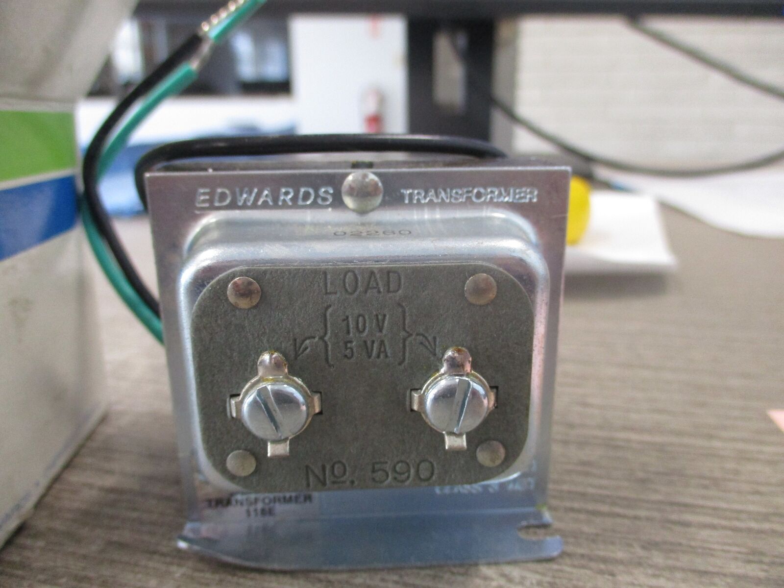 Edwards Transformer 590 5VA Pri: 120V Sec: 10V 50/60Hz New Surplus