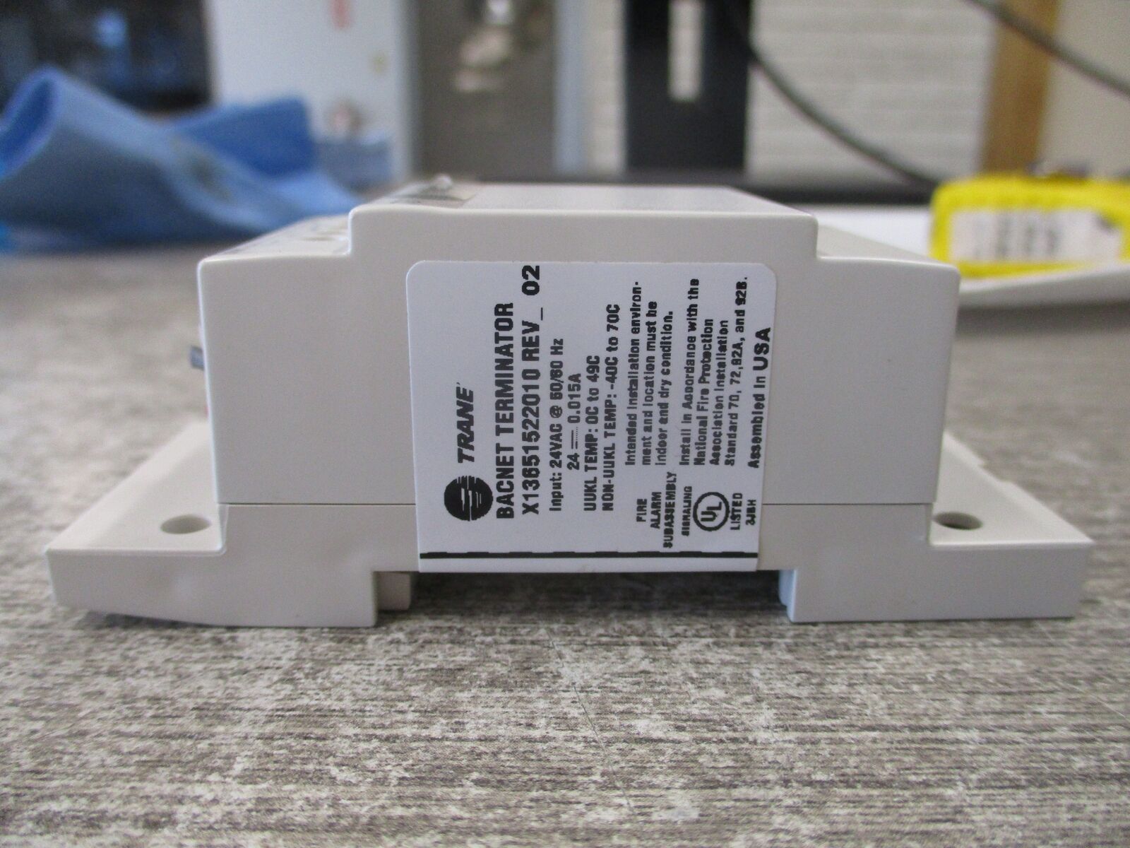 Trane Bacnet Terminator X13651522010 Rev. 02 24VAC 24VDC Used