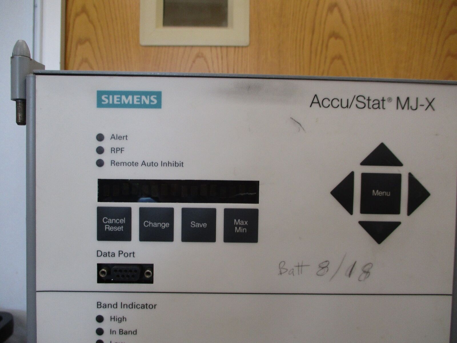 Siemens Accu/Stat MJ-X Voltage Regulator Control Panel C-61310 Used