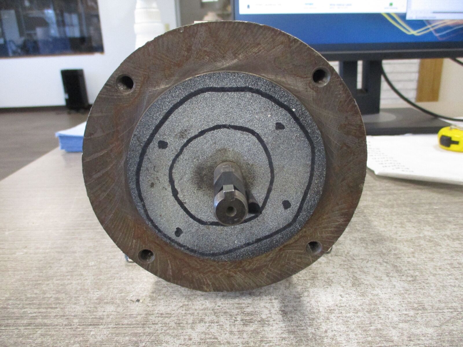 GE Tachometer Generator 5BC46AB2014A 1000RPM 180V * No Terminal Cover * Used