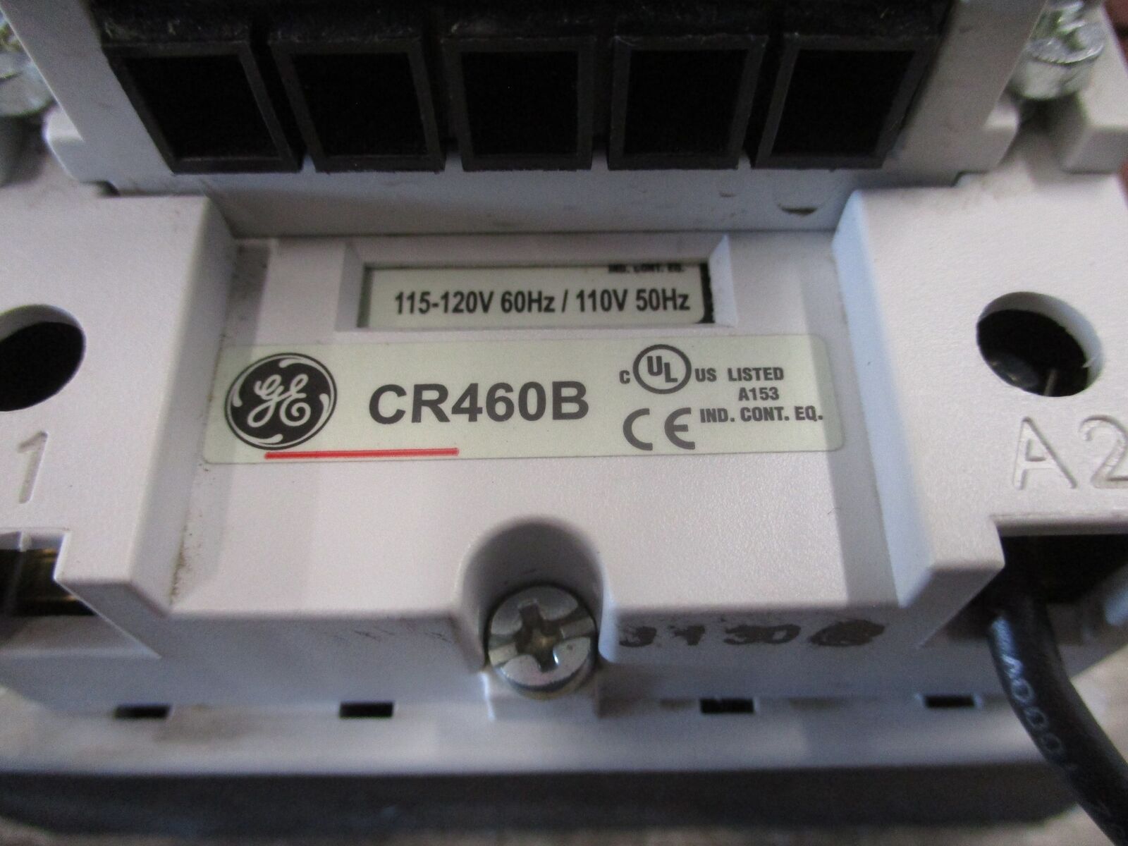 GE Lighting Contactor CR460B 115-120V Coil (3) Power Pole Used