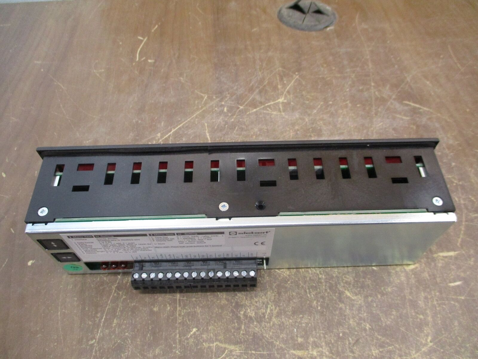 Siebert Display SX102-14/18/0R-001/0B-S0 New Surplus