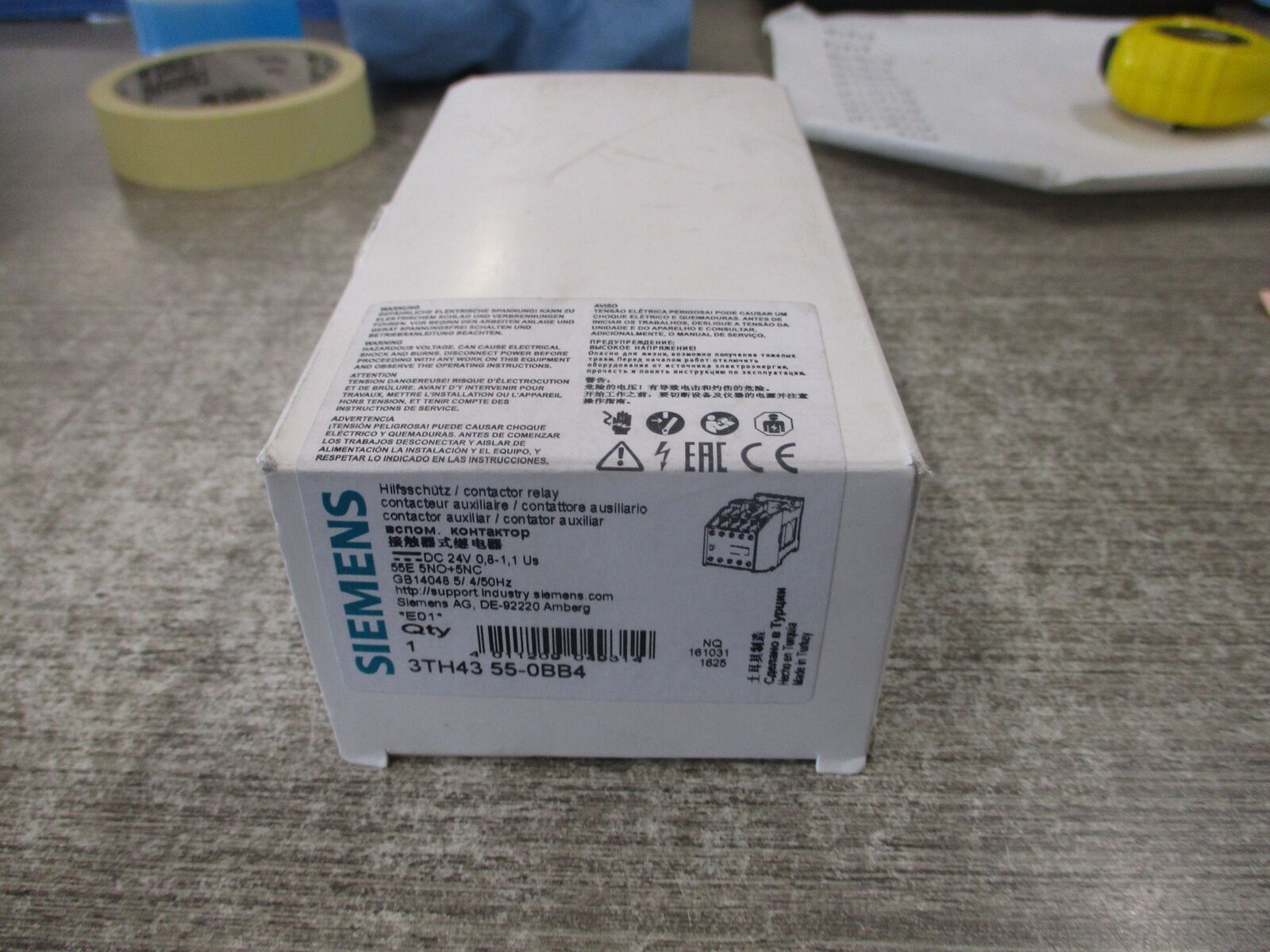 Siemens Contactor 3TH43 55-0BB4 24VDC Coil New Surplus