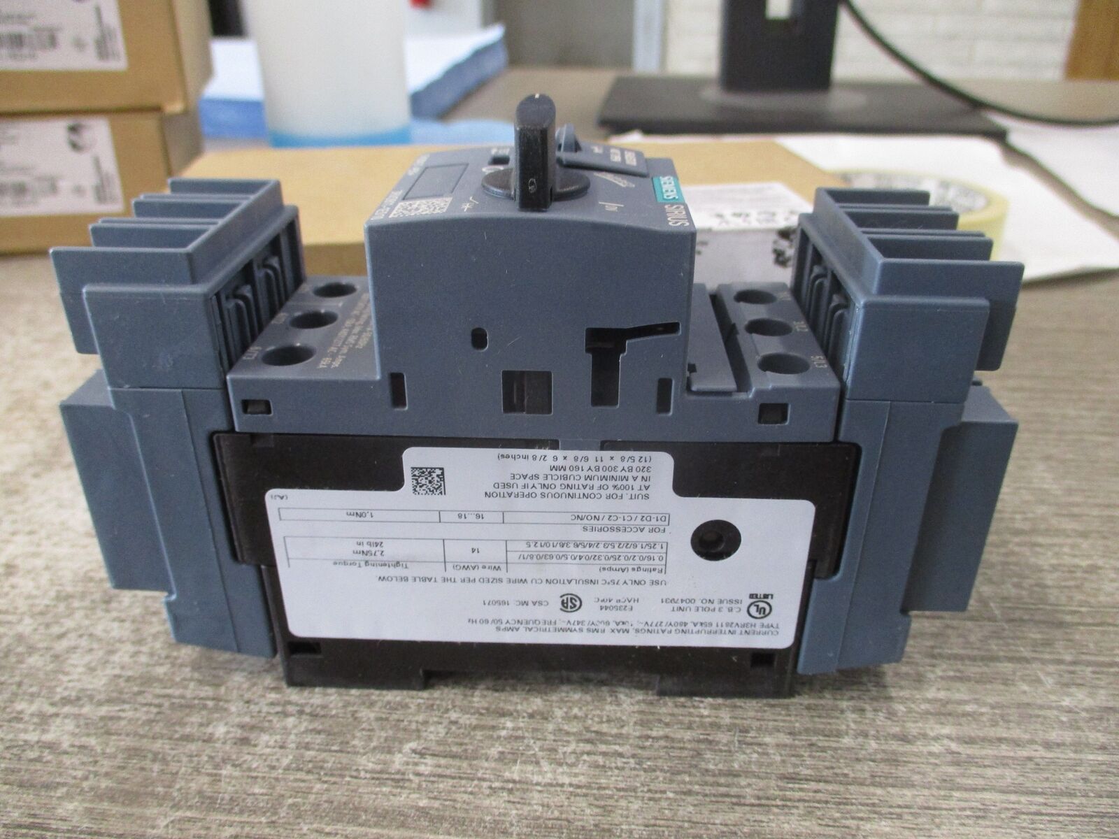Siemens Circuit Breaker 3RV2811-1ED10 4A New Surplus