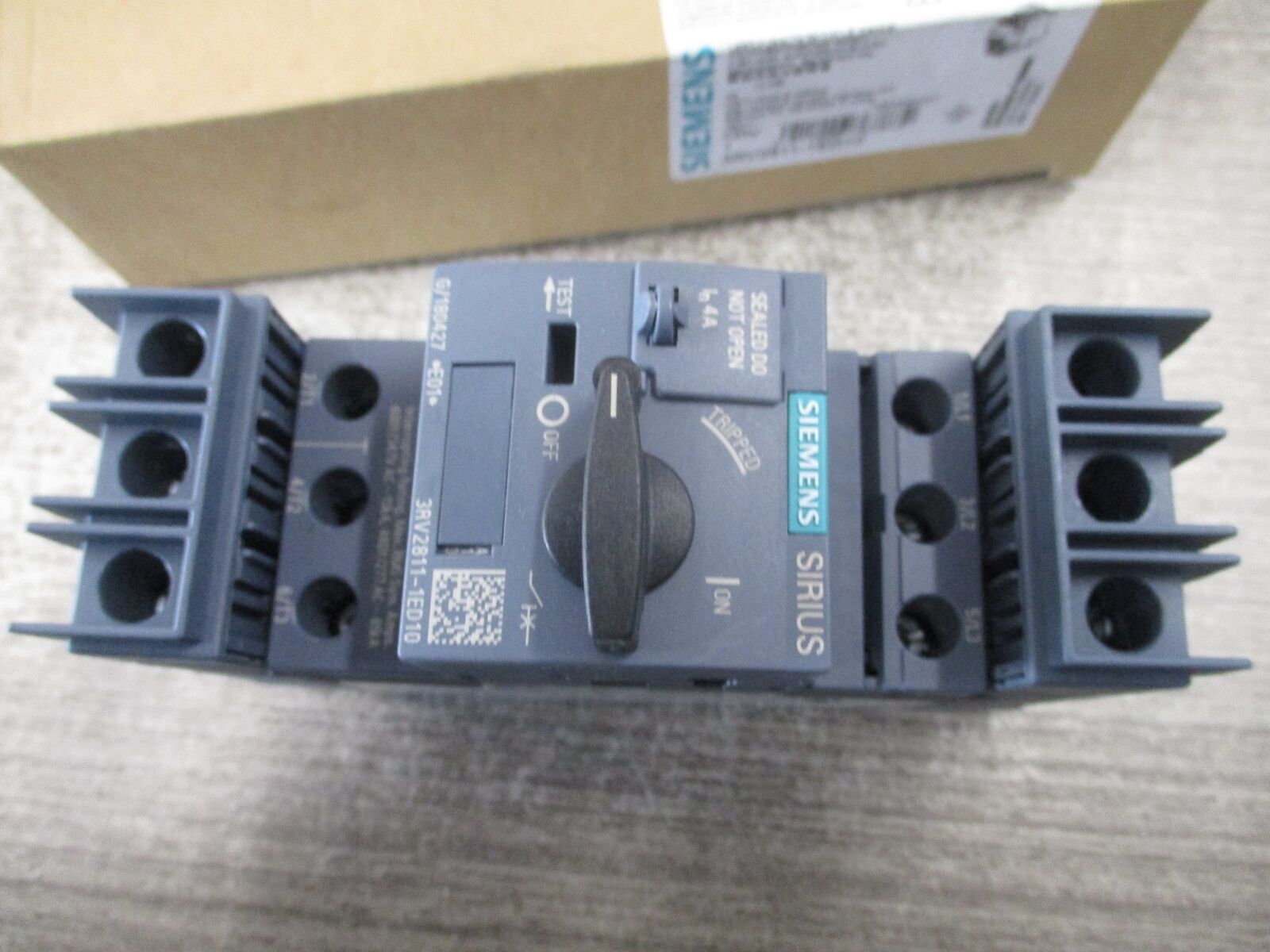 Siemens Circuit Breaker 3RV2811-1ED10 4A New Surplus