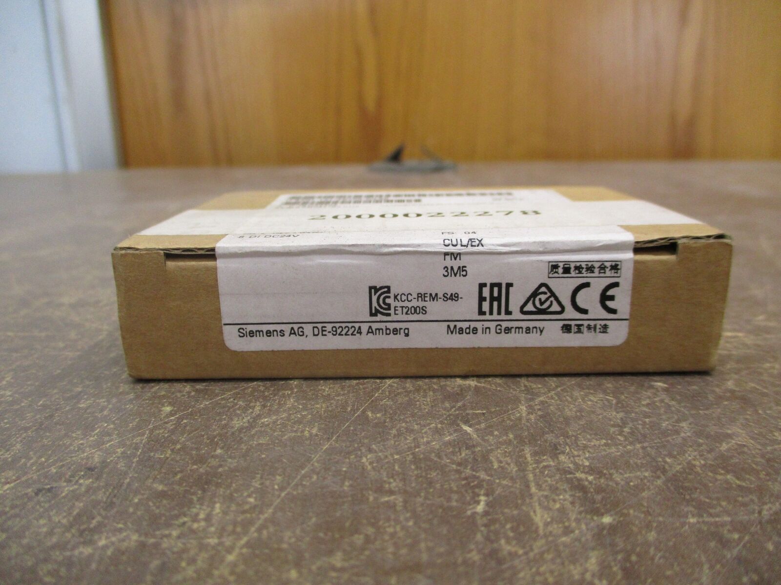 Siemens Simatic ET 200S Digital Input Module 6ES7 131-4BF00-0AA0 8x DI 24VDC