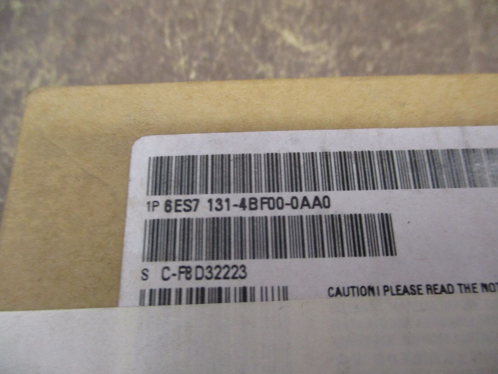 Siemens Simatic ET 200S Digital Input Module 6ES7 131-4BF00-0AA0 8x DI 24VDC