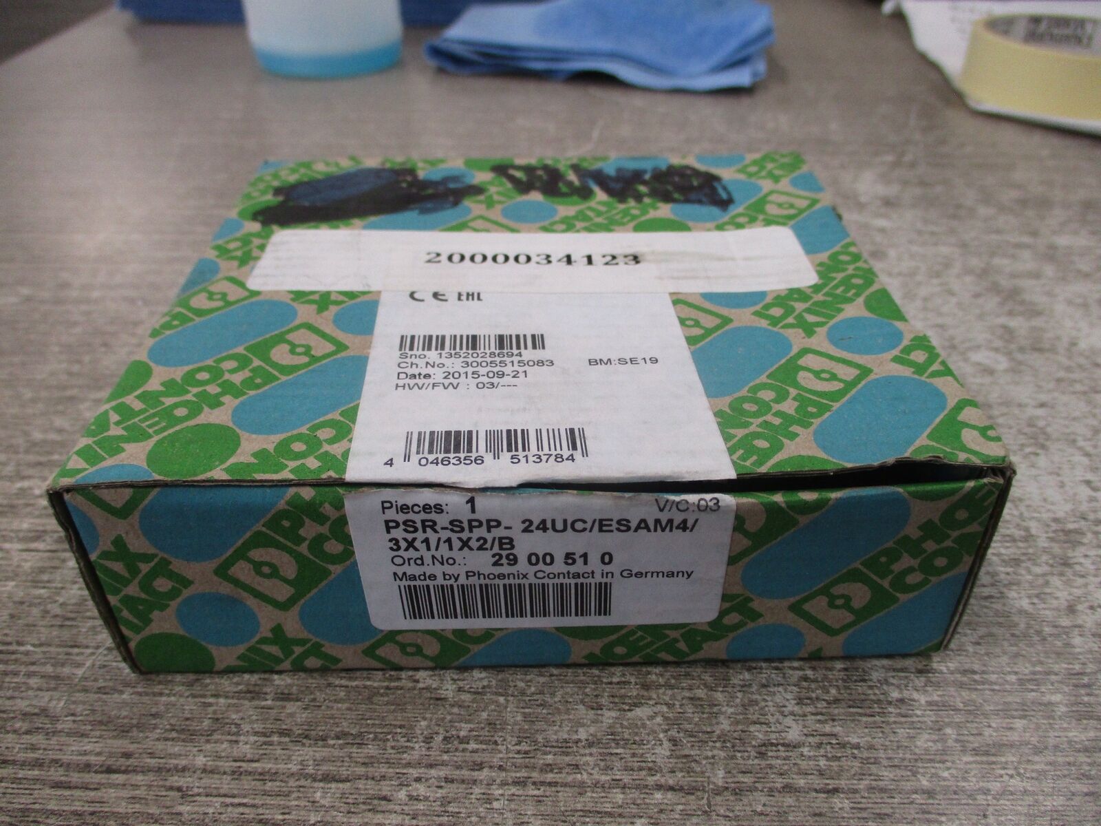 Phoenix Contact Safety Relay 2900510 PSR-SPP-24UC/ESAM4/3X1/1X2/B New Surplus