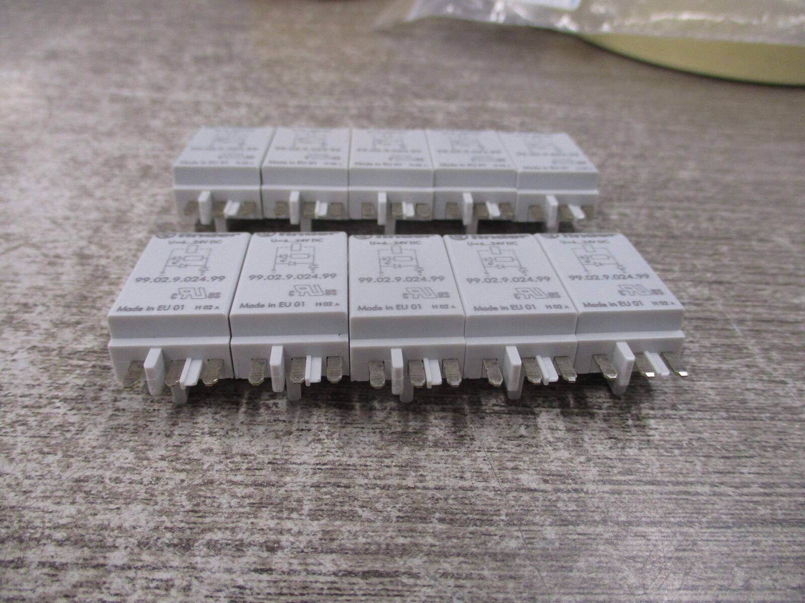 Finder LED + Diode Module 99.02.9.024.99 6-24VDC * Lot of 10 * New Surplus