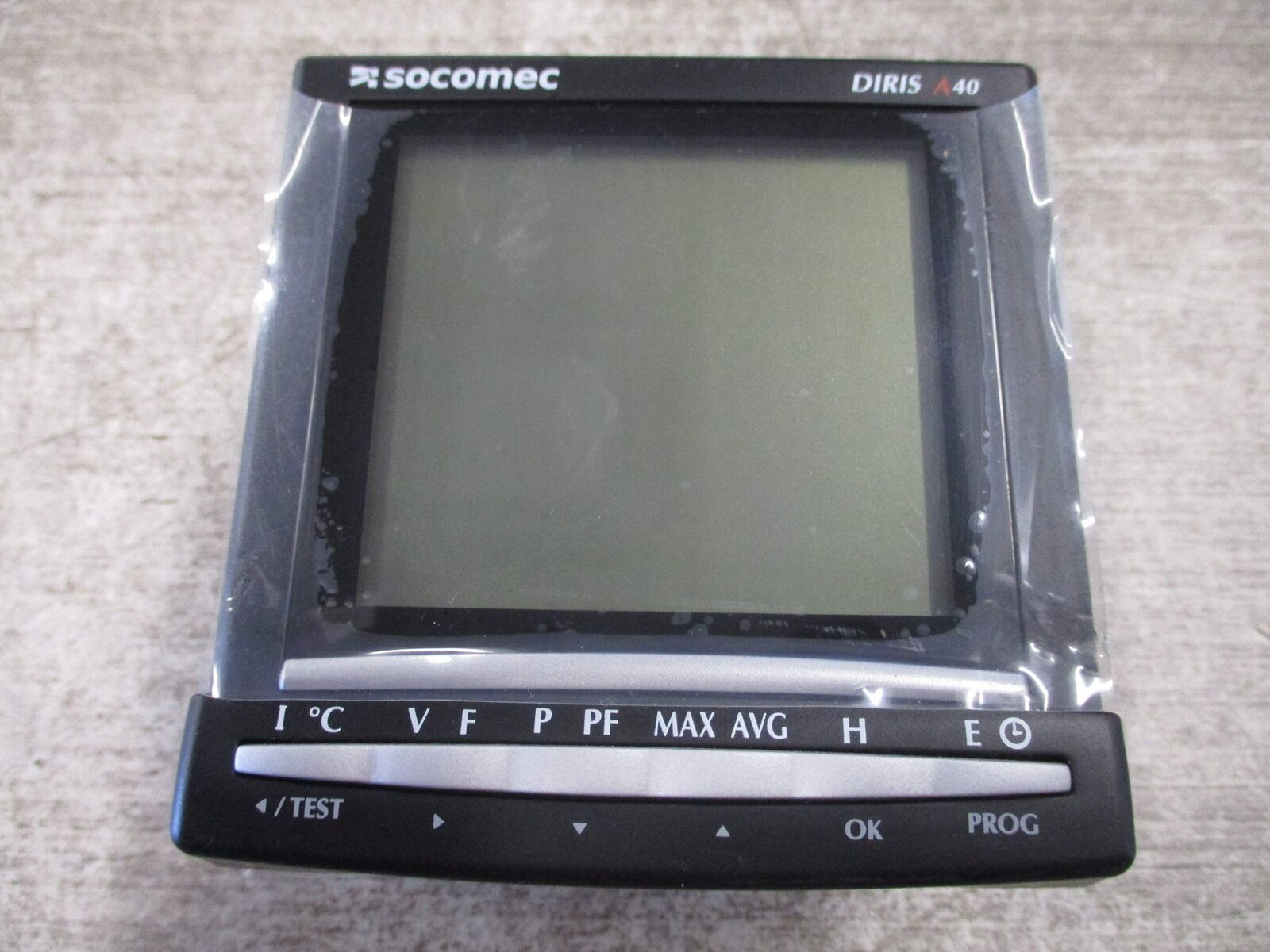 Socomec DIRIS A40 Multifunction Meter 48250201 * (2) Mounting Brackets * Used