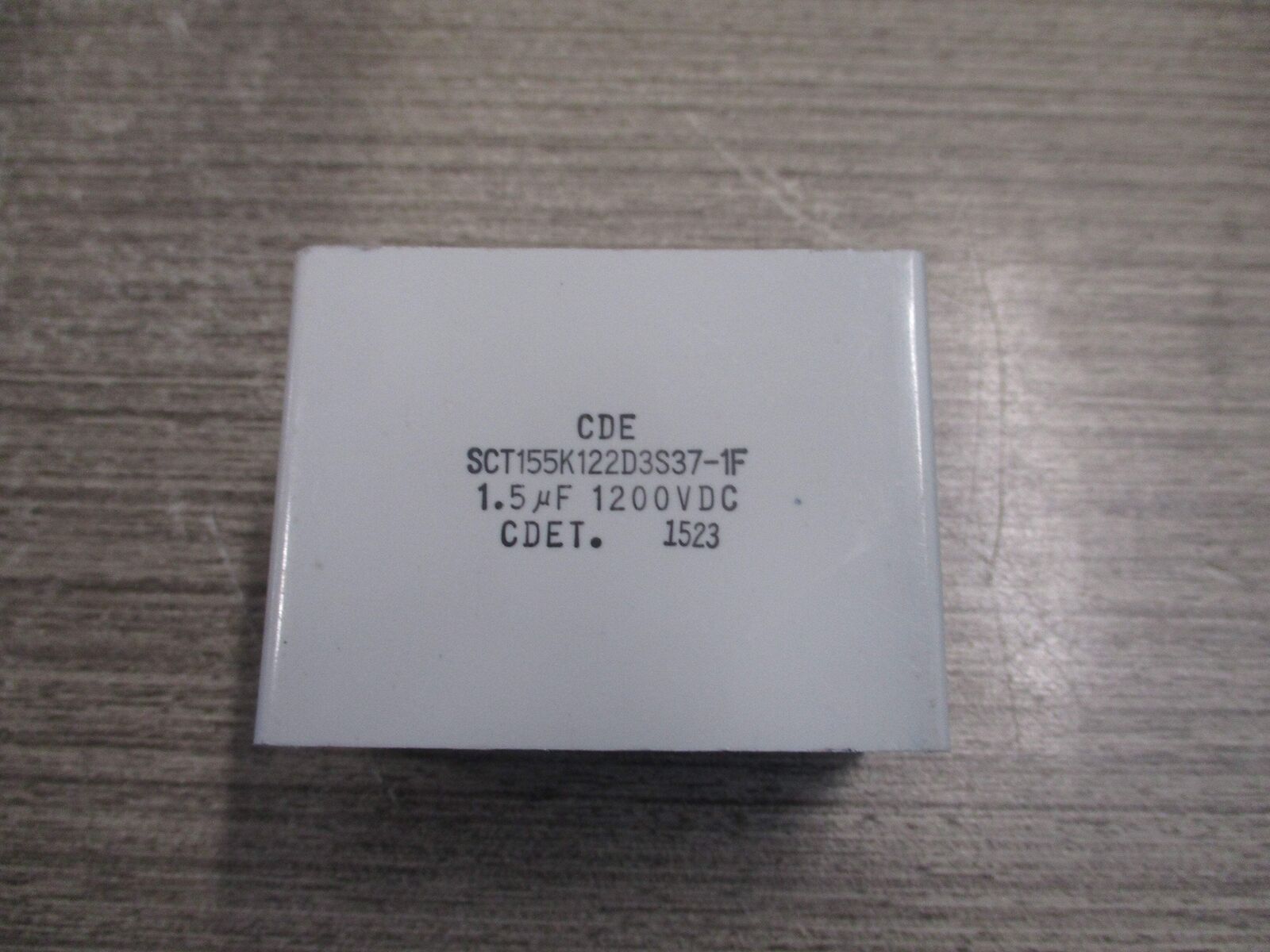 CDE Capacitor SCT155K122D3S37-1F 1.5uF 1200VDC Used