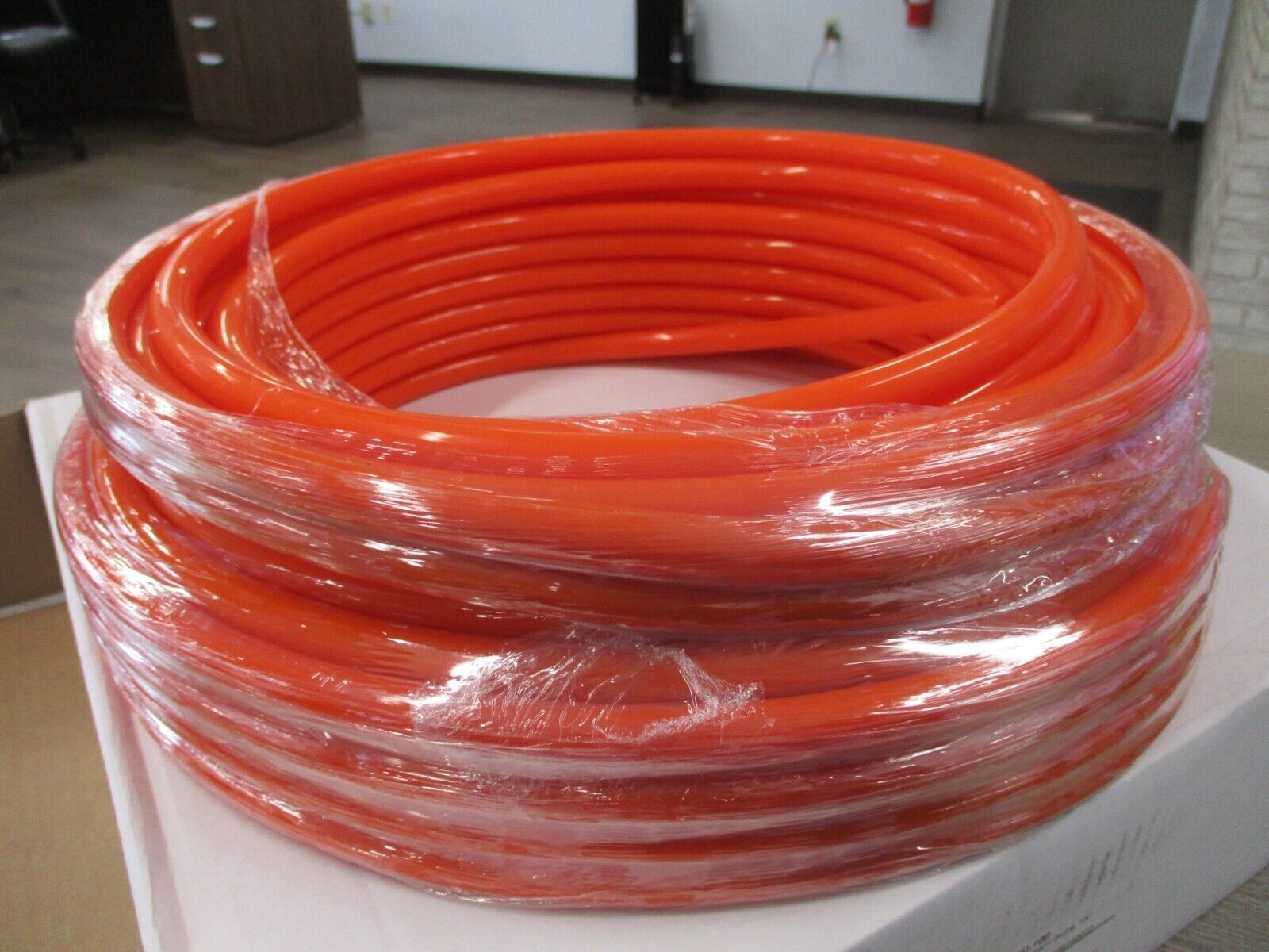 MJ May Orange Round Belting 60-1/2-OU-100 1/2" OD Length ; 100 ft New Surplus