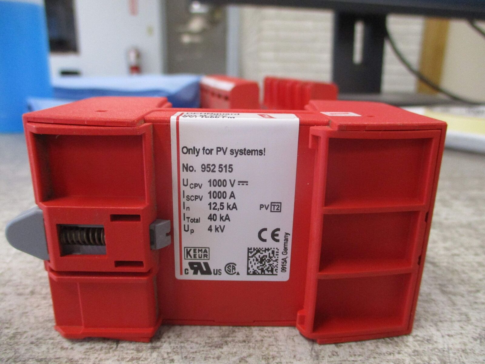 Dehn DEHNguard Surge Arrester Base 952 515 Used